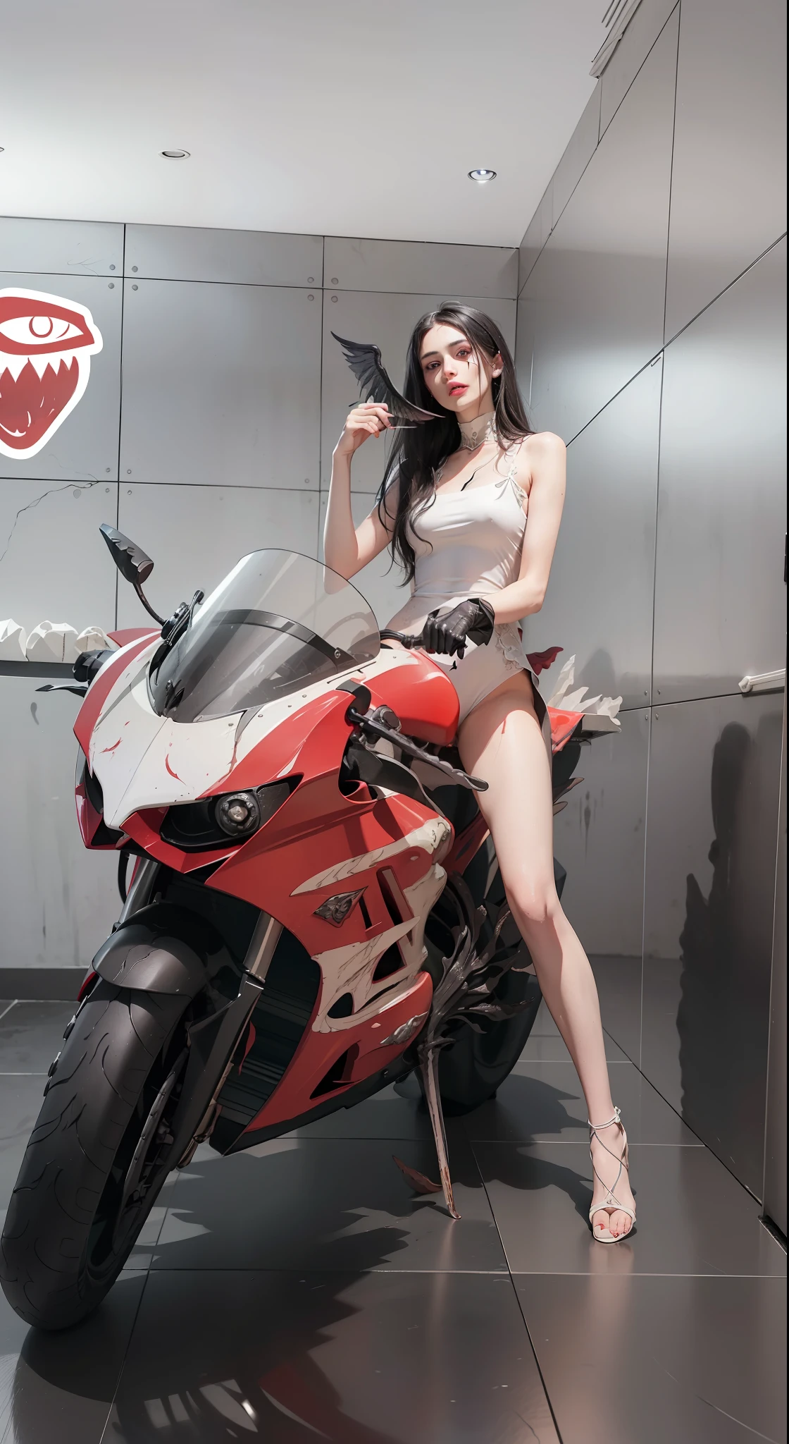 Fine matte paint,Skeleton Dark Angel, Haunted castle with large wings, Fill the drawing table with a knife,terroral,uncanny,horrid,secret terror,tentaculata,grape trees,The eye,uncanny valley effect teeth,all fours,Critters,Blood Moon,4K,high qulity,Beautuful Women,Delicate face
