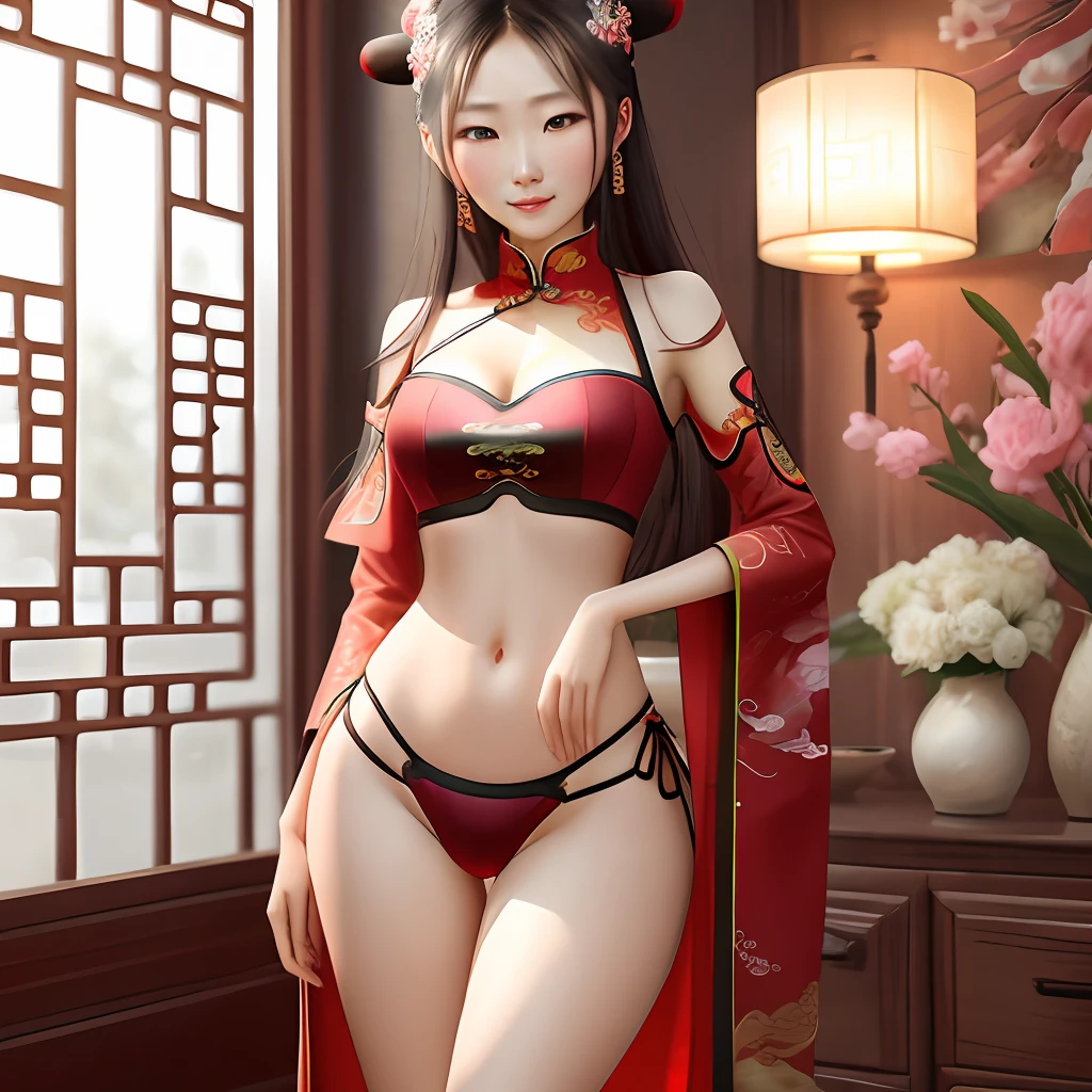 A beautiful Chinese woman reveals her private parts