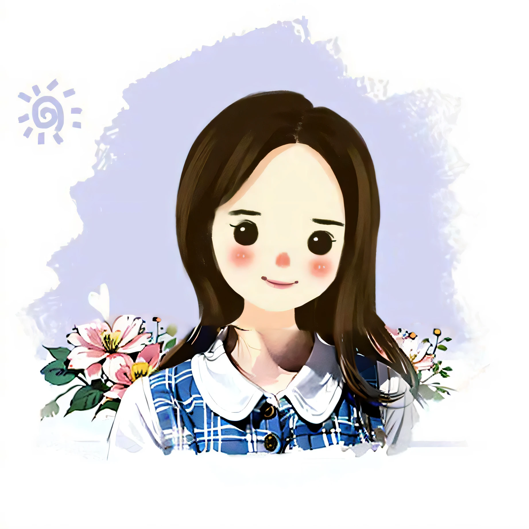 Surrounded by flowers