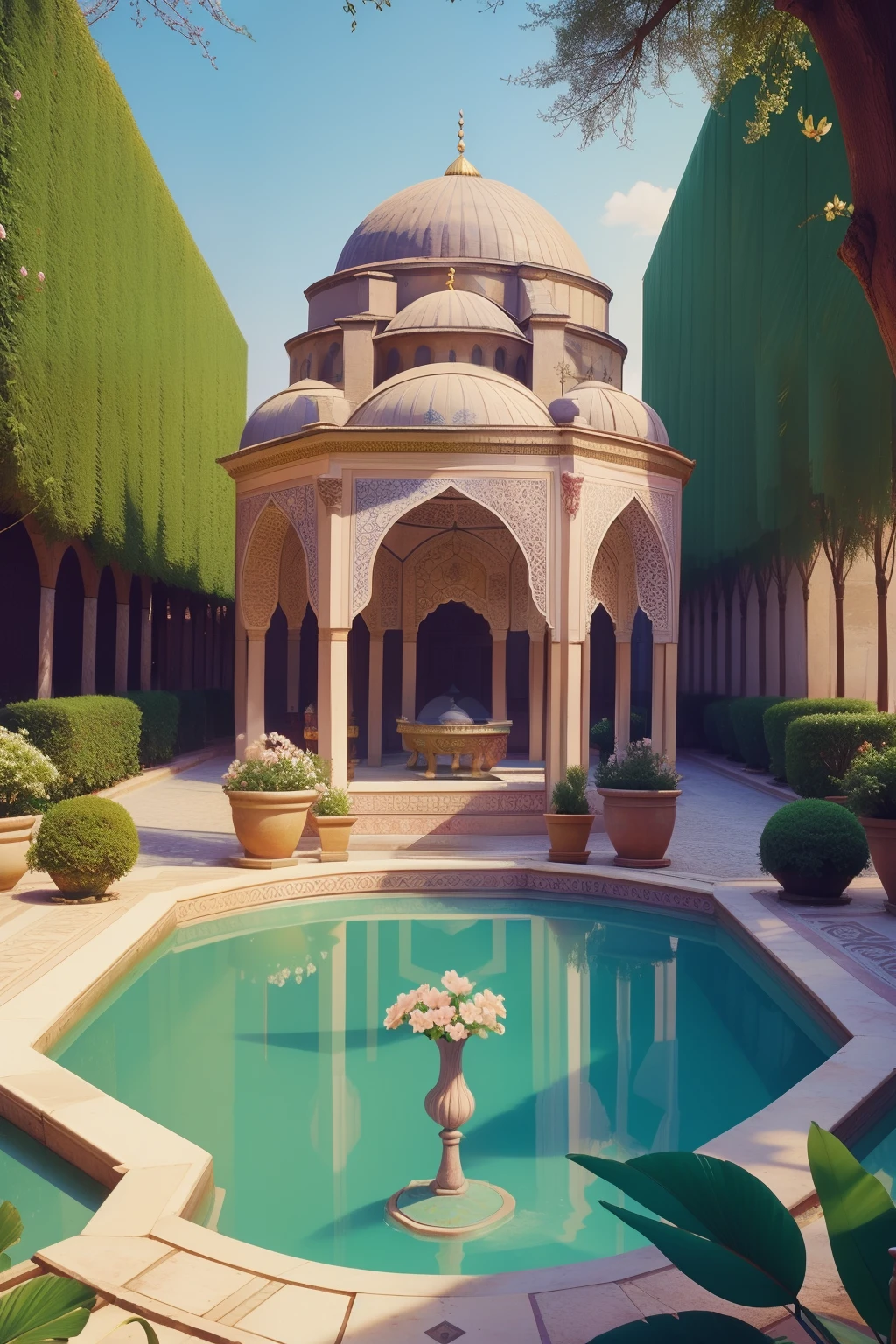 Date: 1992
Location: Istanbul, Turkey
Description: An ornate pastel-colored birdcage, with delicate bars and intricate patterns, is bathed in the warm sunlight of a Turkish garden.