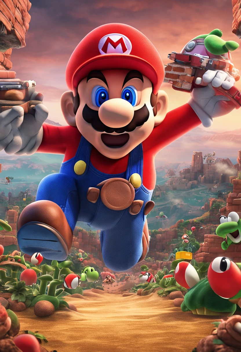 Surprised Mario