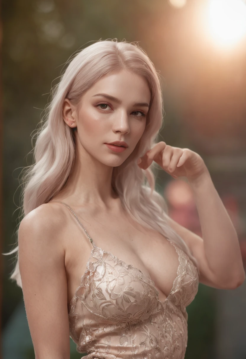 Teddi Mansueto, full body potrait of a photorealistic beautiful woman, (spectating a baseball game:1.5), hands in pockets:1.25, staring at camera in front, intense coloration fantasy, light hair, a stunning realistic photograph 20 years , random colored hair, (St Louis Cardinals fan fashion:1.3), random color eyes, full body, cover, hyperdetailed painting, luminism, octane render, Bar lighting, complex, 8k resolution concept art portrait by Martina Fačková and Prywinko Art, Artgerm, WLOP, Alphonse Mucha, Tony Taka, fractal isometrics details bioluminescence, hypereallistic cover photo awesome full color, hand drawn, bright, gritty, realistic, davinci, erte .12k, intricate. hit definition , cinematic,Rough sketch, mix of bold dark lines and loose lines, bold lines, on paper , real life human