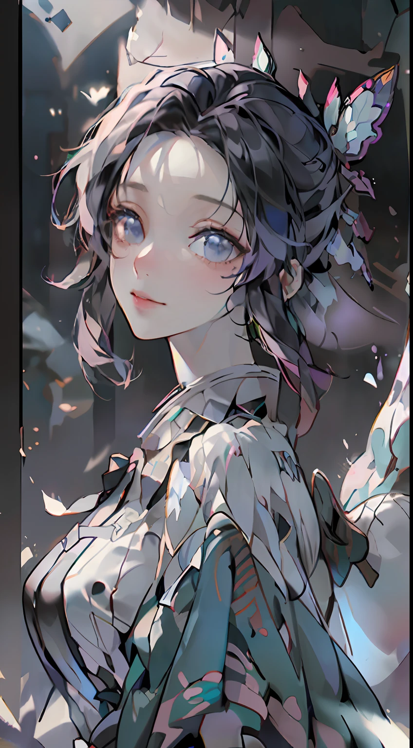 ((Best quality)), ((masterpiece)), (detailed:1.4), 3D, an image of a beautiful cyberpunk female,HDR (High Dynamic Range),Ray Tracing,NVIDIA RTX,Super-Resolution,Unreal 5,Subsurface scattering,PBR Texturing,Post-processing,Anisotropic Filtering,Depth-of-field,Maximum clarity and sharpness,Multi-layered textures,Albedo and Specular maps,Surface shading,Accurate simulation of light-material interaction,Perfect proportions,Octane Render,Two-tone lighting,Wide aperture,Low ISO,White balance,Rule of thirds,8K RAW,