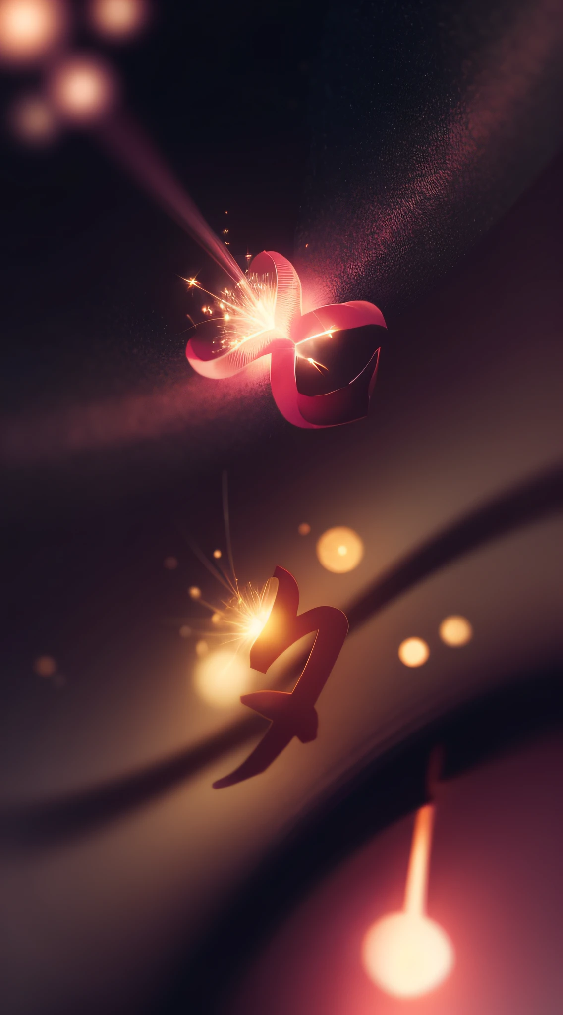 the night,In pink,Fireworks all over the sky,Heart-shaped bubbles,Cartoony,Glowing fireflies around,Cute and cute,Glow effects,Dingdall effect,depth of fields,high light,Real light,Ray traching,oc rendered,Hyper-realistic,best qualtiy,8K,Works of masters,super-fine,Detailed pubic hair,Bokeh,Light and shadow art