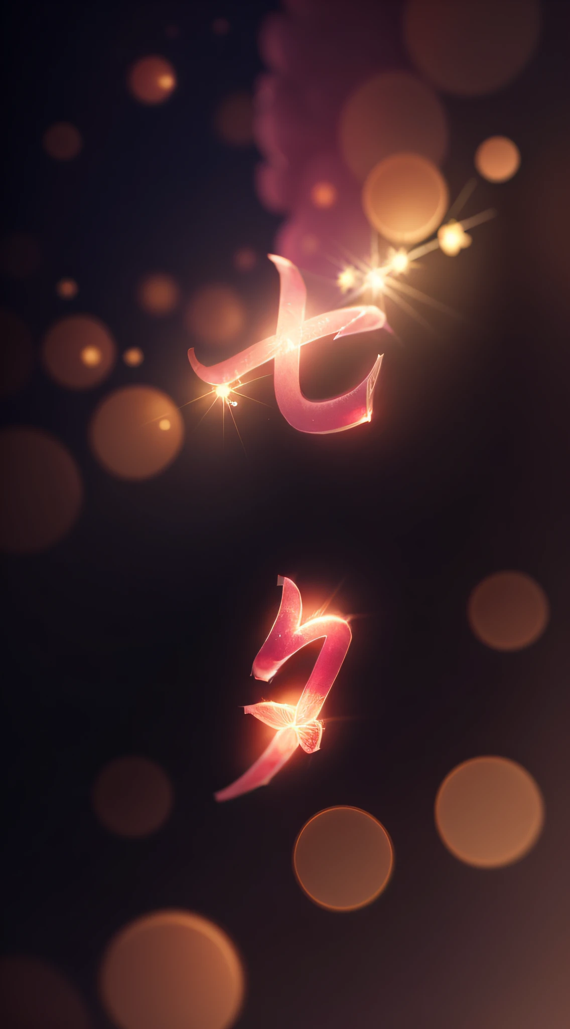the night，In pink，Fireworks all over the sky，Heart-shaped bubbles，Cartoony，Glowing fireflies around，Cute and cute，Glow effects，Dingdall effect，depth of fields，high light，Real light，Ray traching，oc rendered，Hyper-realistic，best qualtiy，8K，Works of masters，super-fine，Detailed pubic hair，Bokeh，Light and shadow art