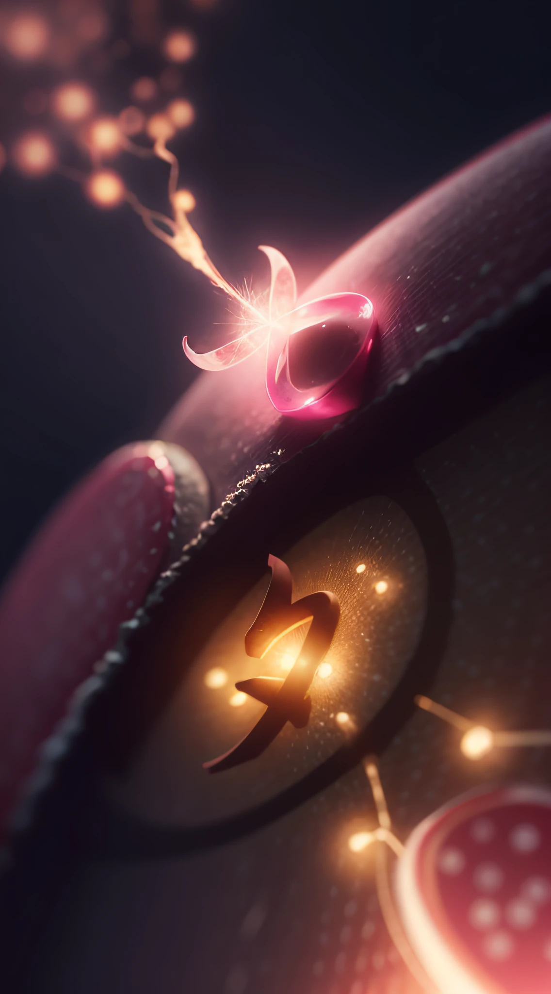 the night,In pink,Fireworks all over the sky,Heart-shaped bubbles,Cartoony,Glowing fireflies around,Cute and cute,Glow effects,Dingdall effect,depth of fields,high light,Real light,Ray traching,oc rendered,Hyper-realistic,best qualtiy,8K,Works of masters,super-fine,Detailed pubic hair,Bokeh,Light and shadow art