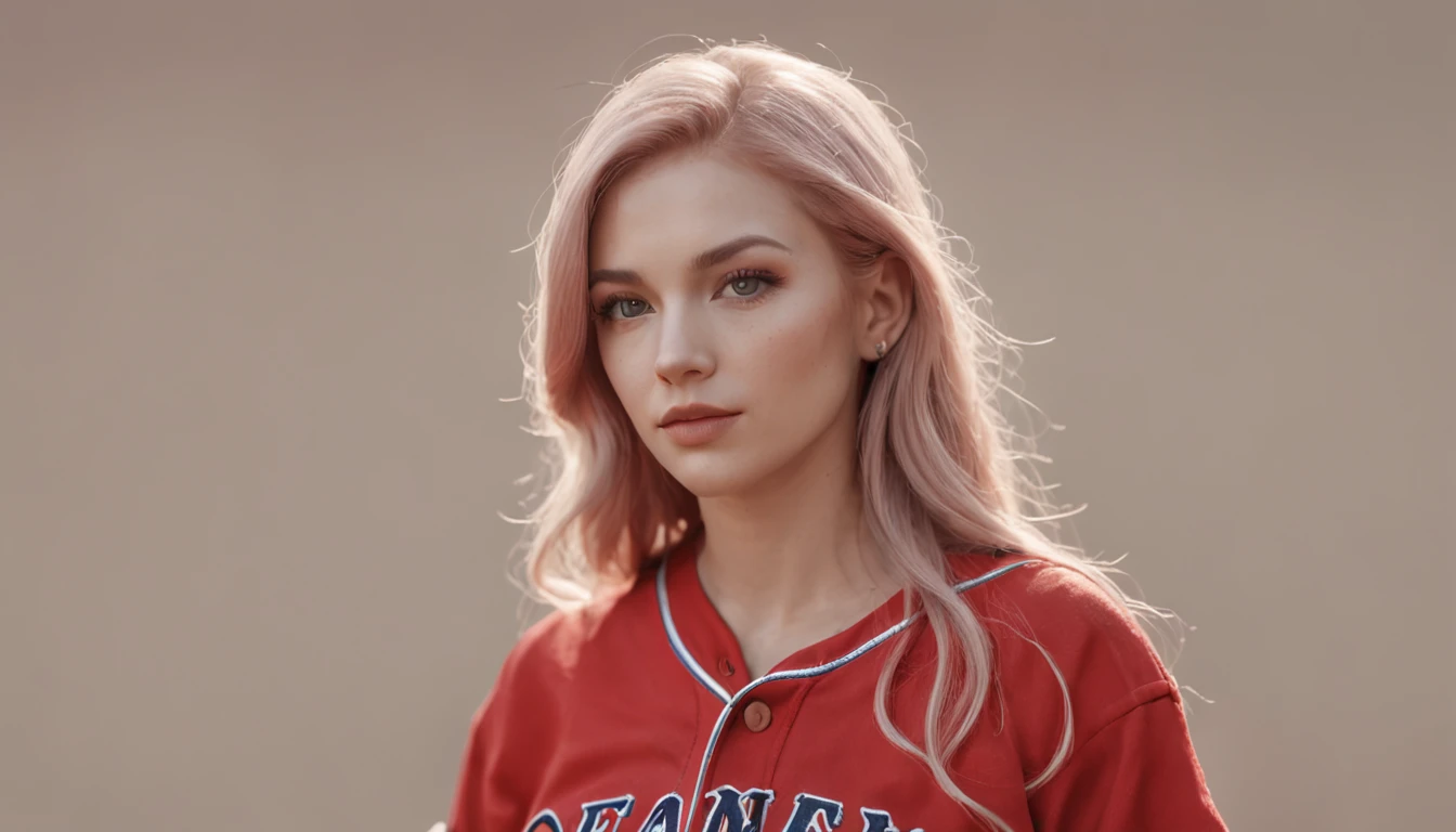 Teddi Mansueto, full body potrait of a photorealistic beautiful woman, (spectating a baseball game:1.5), hands in pockets:1.25, staring at camera in front, intense coloration fantasy, light hair, a stunning realistic photograph 20 years , random colored hair, (St Louis Cardinals fan fashion:1.3), random color eyes, full body, cover, hyperdetailed painting, luminism, octane render, Bar lighting, complex, 8k resolution concept art portrait by Martina Fačková and Prywinko Art, Artgerm, WLOP, Alphonse Mucha, Tony Taka, fractal isometrics details bioluminescence, hypereallistic cover photo awesome full color, hand drawn, bright, gritty, realistic, davinci, erte .12k, intricate. hit definition , cinematic,Rough sketch, mix of bold dark lines and loose lines, bold lines, on paper , real life human
