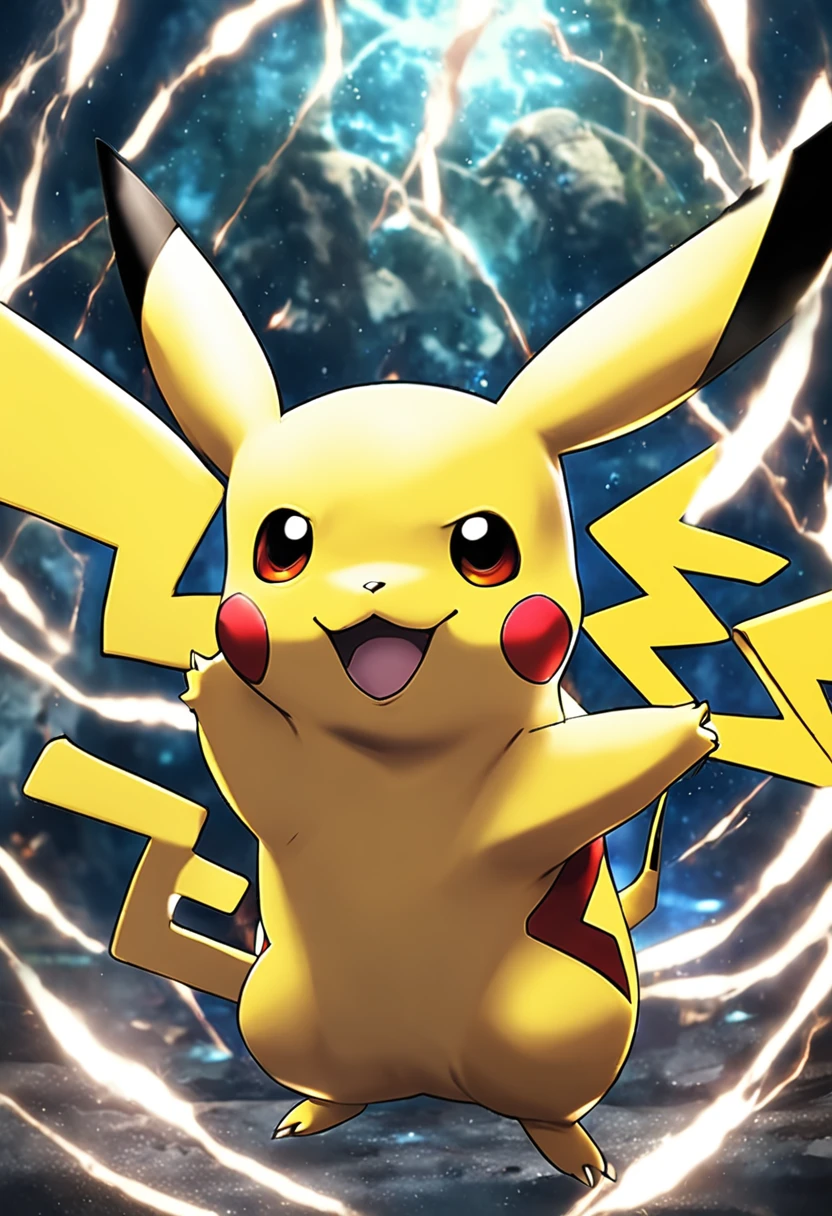 Pikachu、Jeni Turtle and Magic Frog Seed engage in fierce battles with Hell Charizard,Mewtwo and Dream Bureau appearances onlookers。
