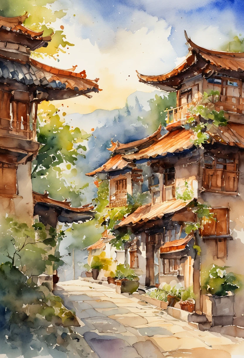 Don't say that it was almost evening between the sun reaching Sangyu,Its glow can still reflect the sky。