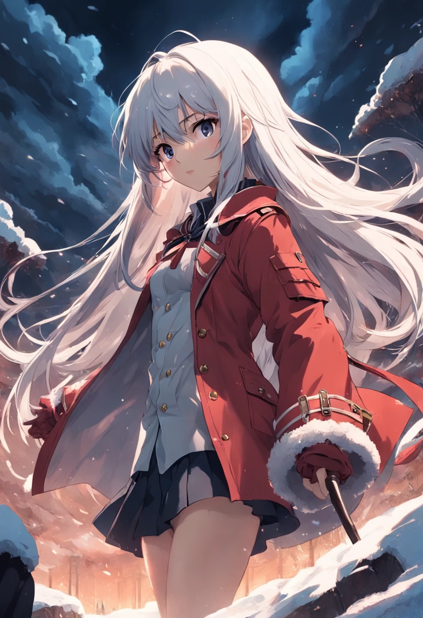 Redcoat,shoun,long whitr hair,Cold