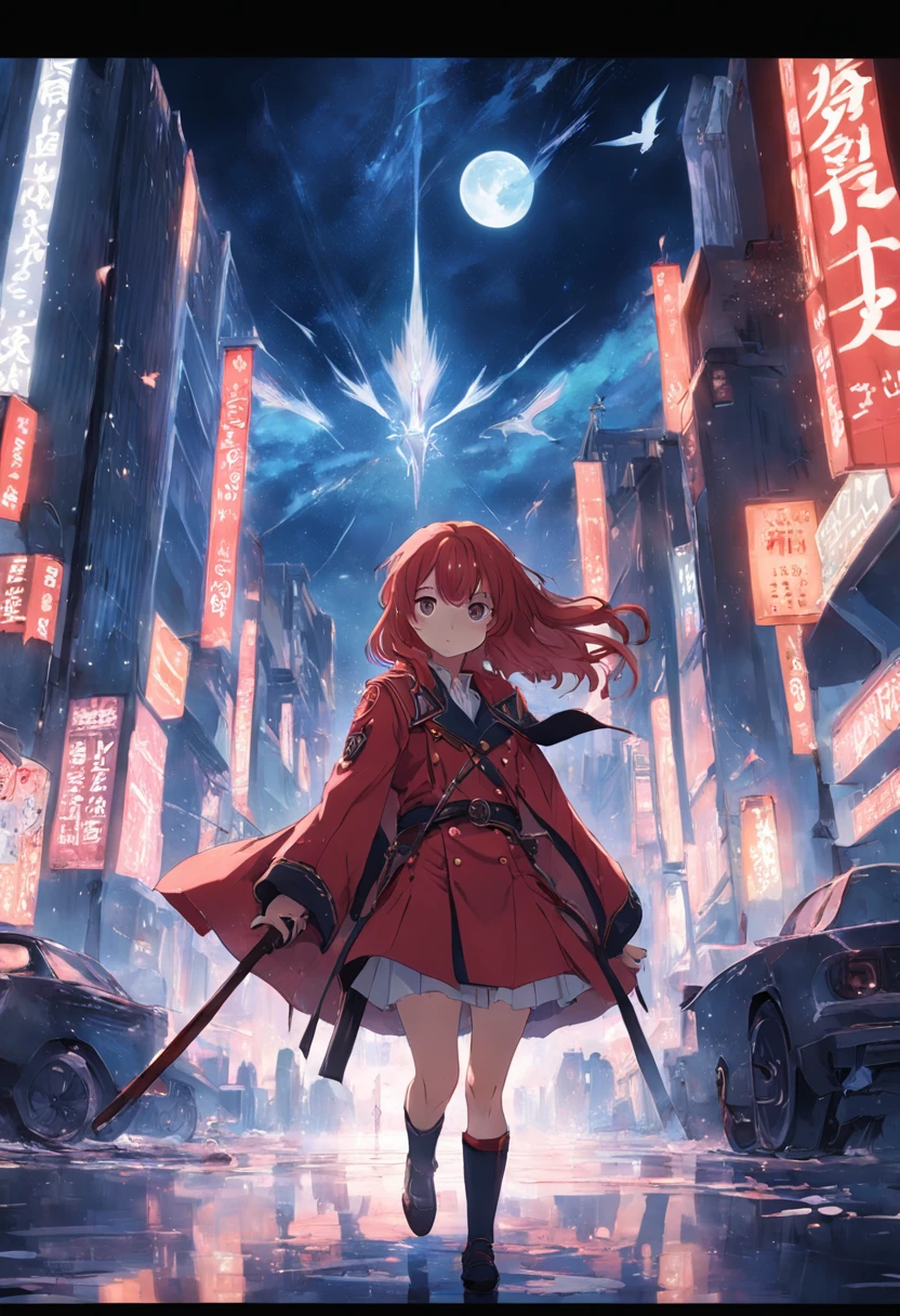 Redcoat,shoun,short detailed hair,Cold,natta,rays of moonlight