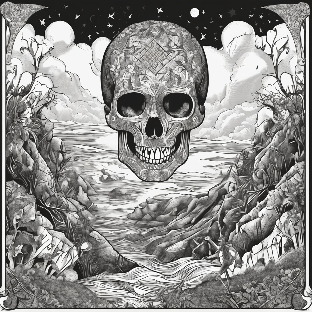 horror woods and the lake, junji ito manga, tim burton movie, ink lineart <lyco:darkfairytales:1.0>