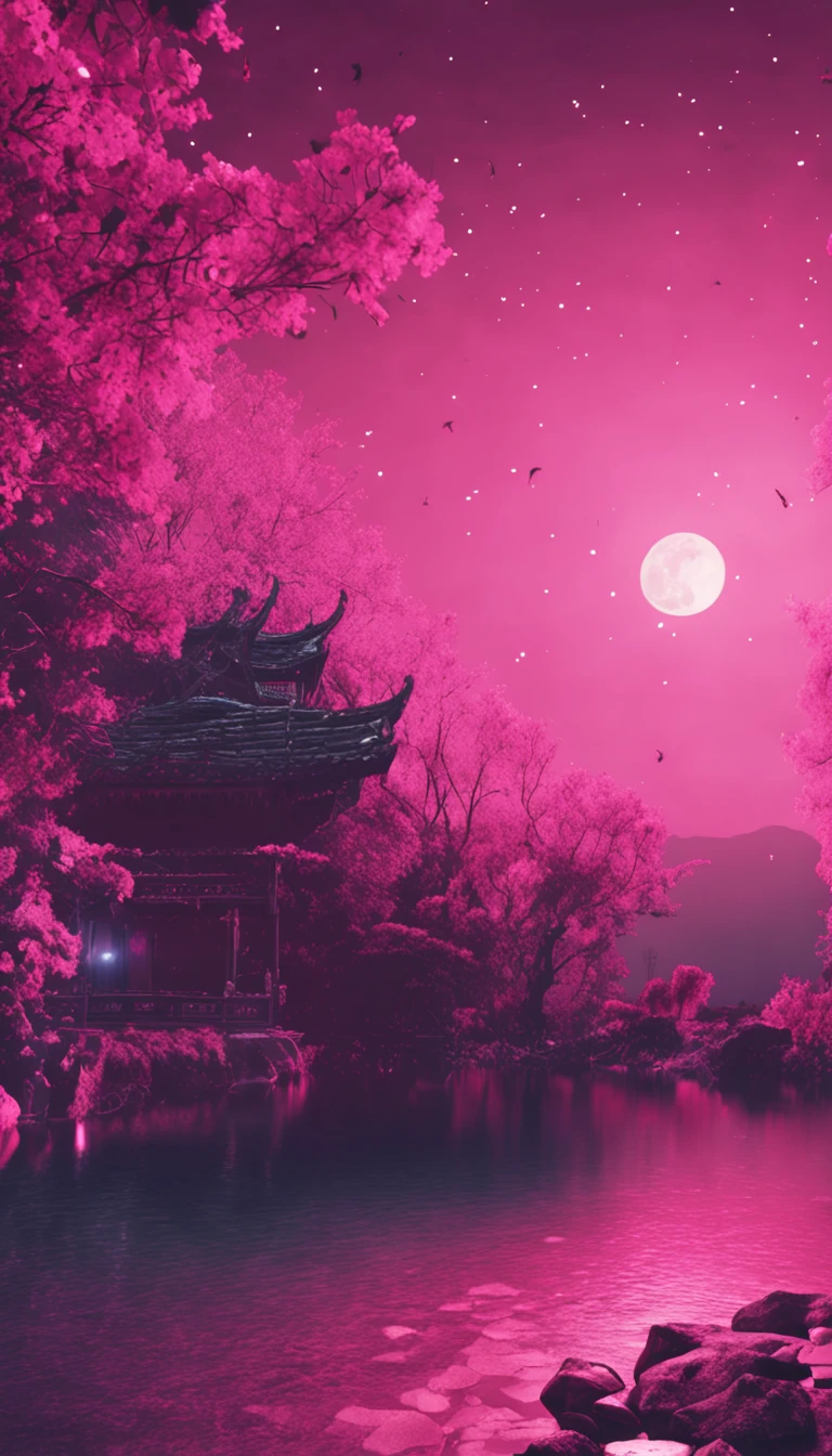 parameters RAW,4K,Petals,Lantern,Night,Sky background,Pink,ink pen,
Negative prompt: Human, bad-picture-chill-75v, EasyNegative,