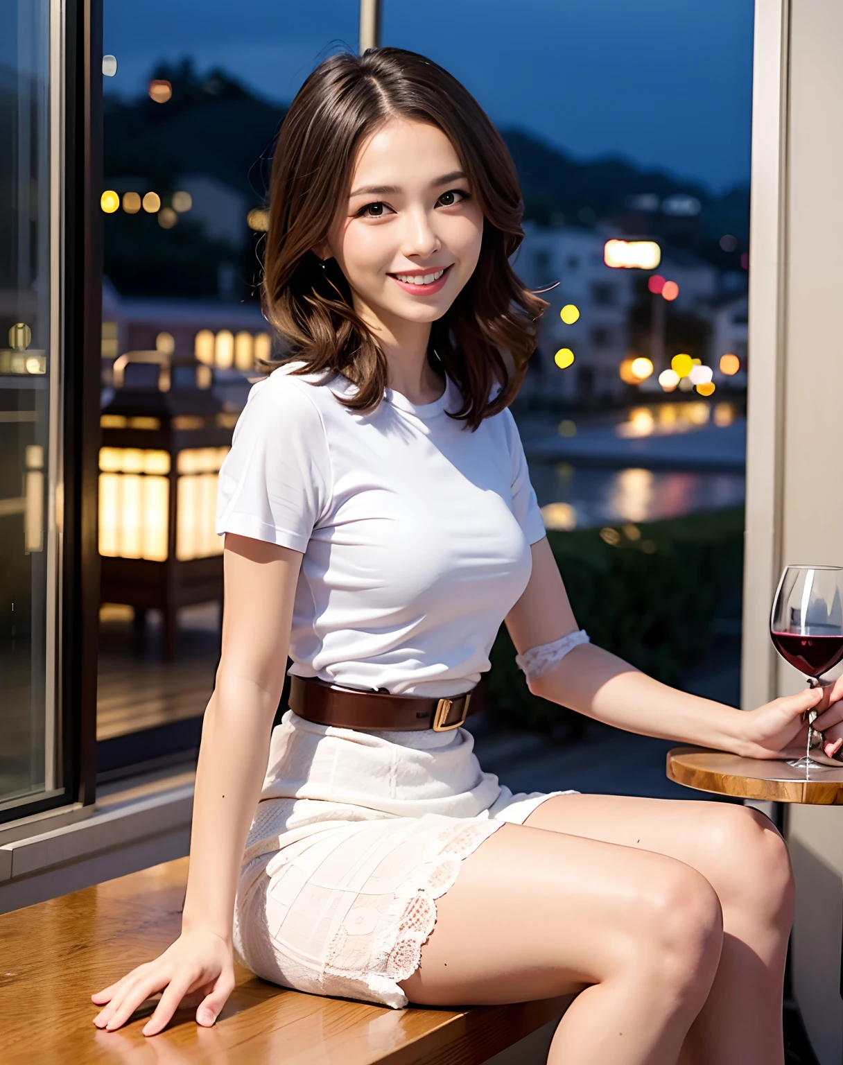 Change to a T-shirt with French sleeves