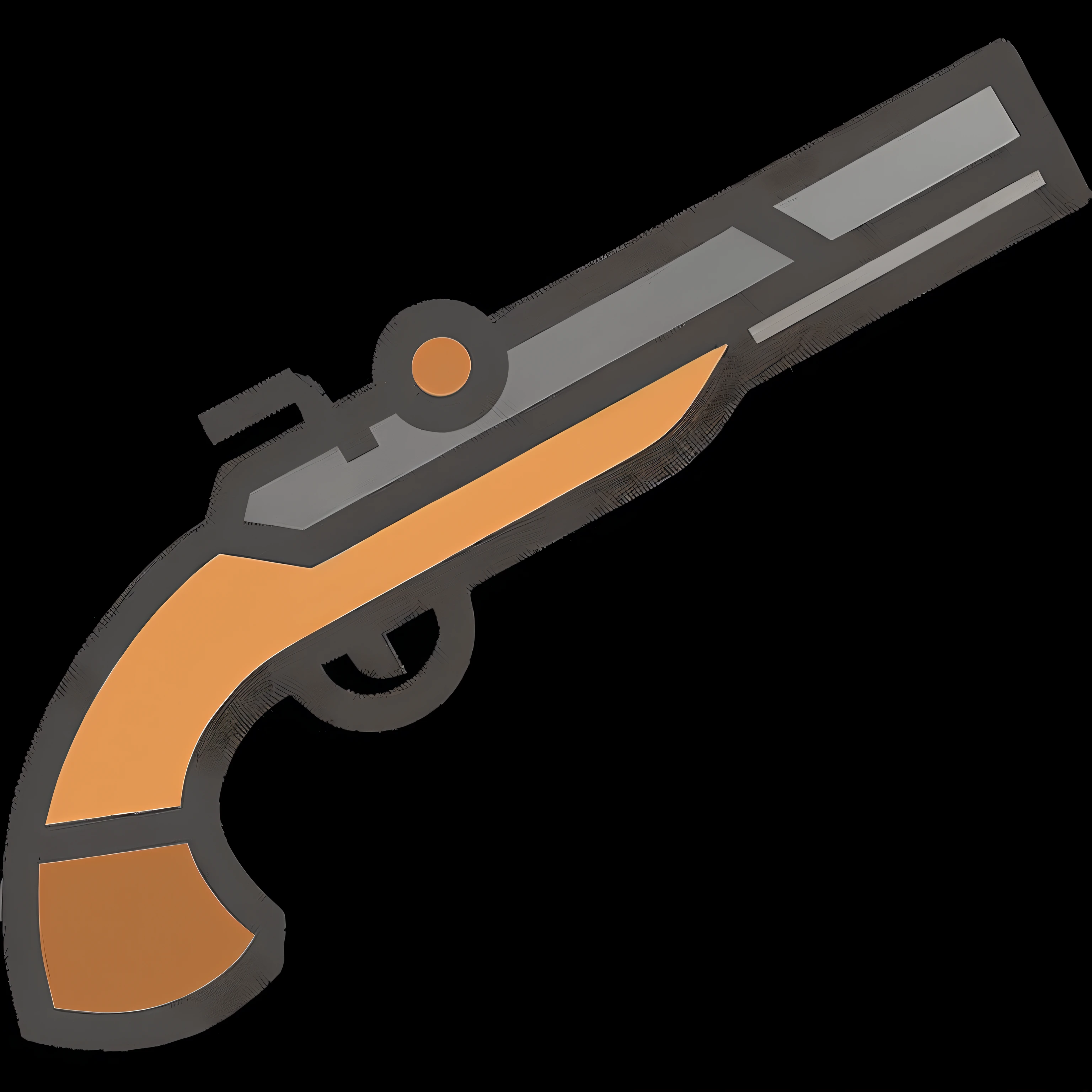 Gun with barrel and muzzle, realistic weapons, rifle, Rifle gun,Firearms, bolt action rifle, With a pistol accurate and detailed, realistic weapons, holding gun, Gun,