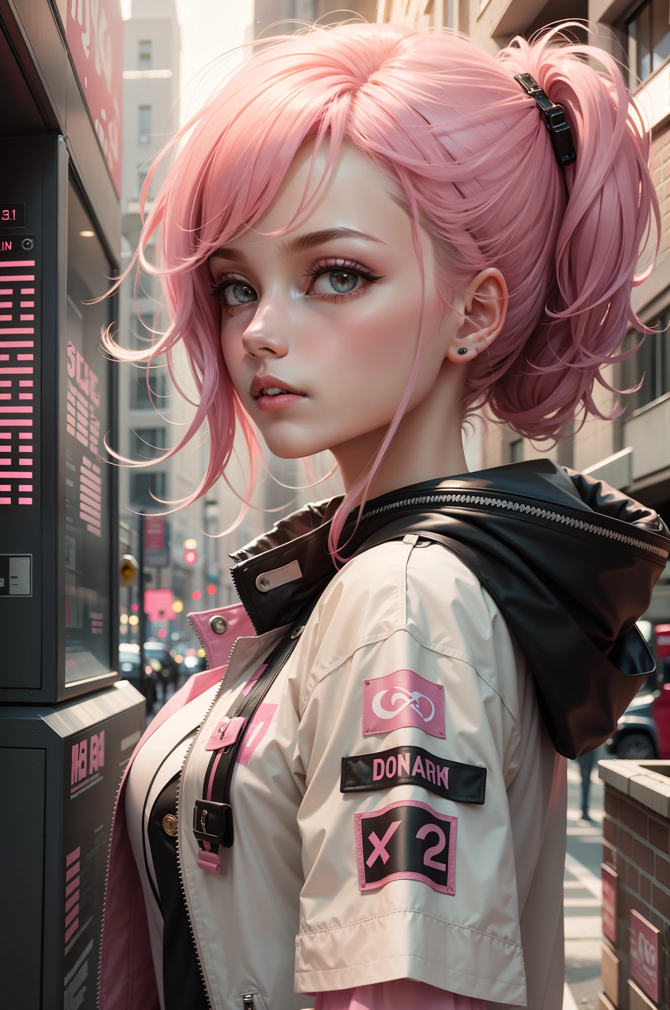Pink coat