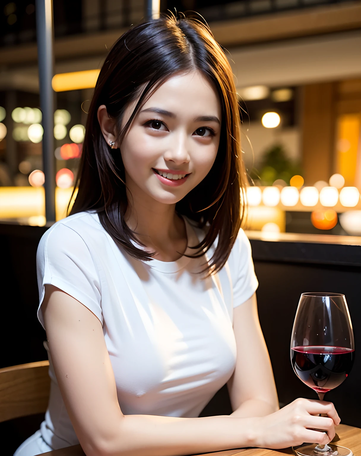 Change to a T-shirt with French sleeves