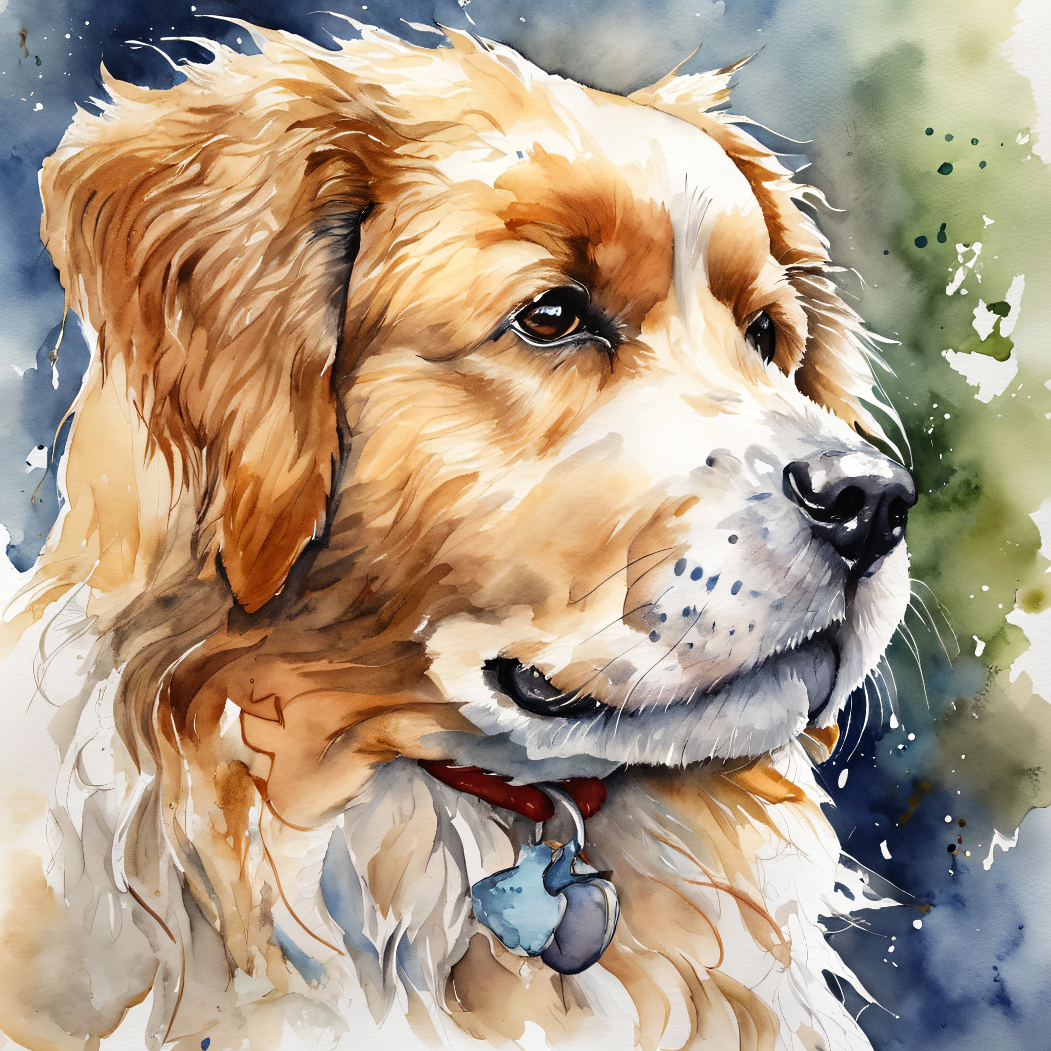 Cute puppy watercolor sublimation, vectorial art, illustration, Intricate details, Highly detailed, Full details, 12K, high resolution, hyper HD,