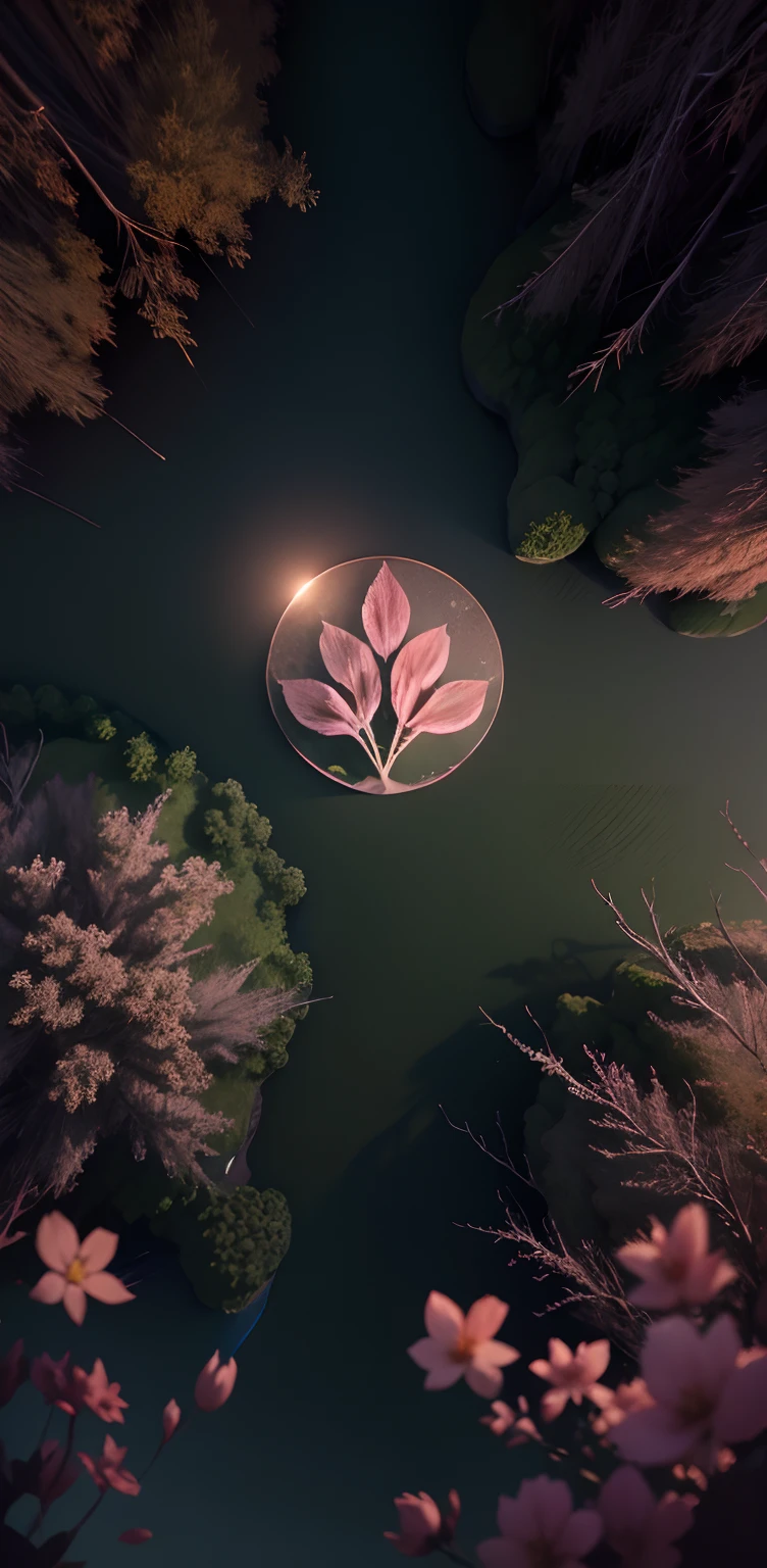 photorealestic,Realiy,Beautiful and enchanting scenery,grassy fields,nighttime scene,starrysky,Pink flowers,A couple,Man Woman,Ancient Chinese clothing,High hills,Floral texture,Close-up Shot Shot,dreamy scenes,high detal,Stunning graphics,32K,Bird's eye view