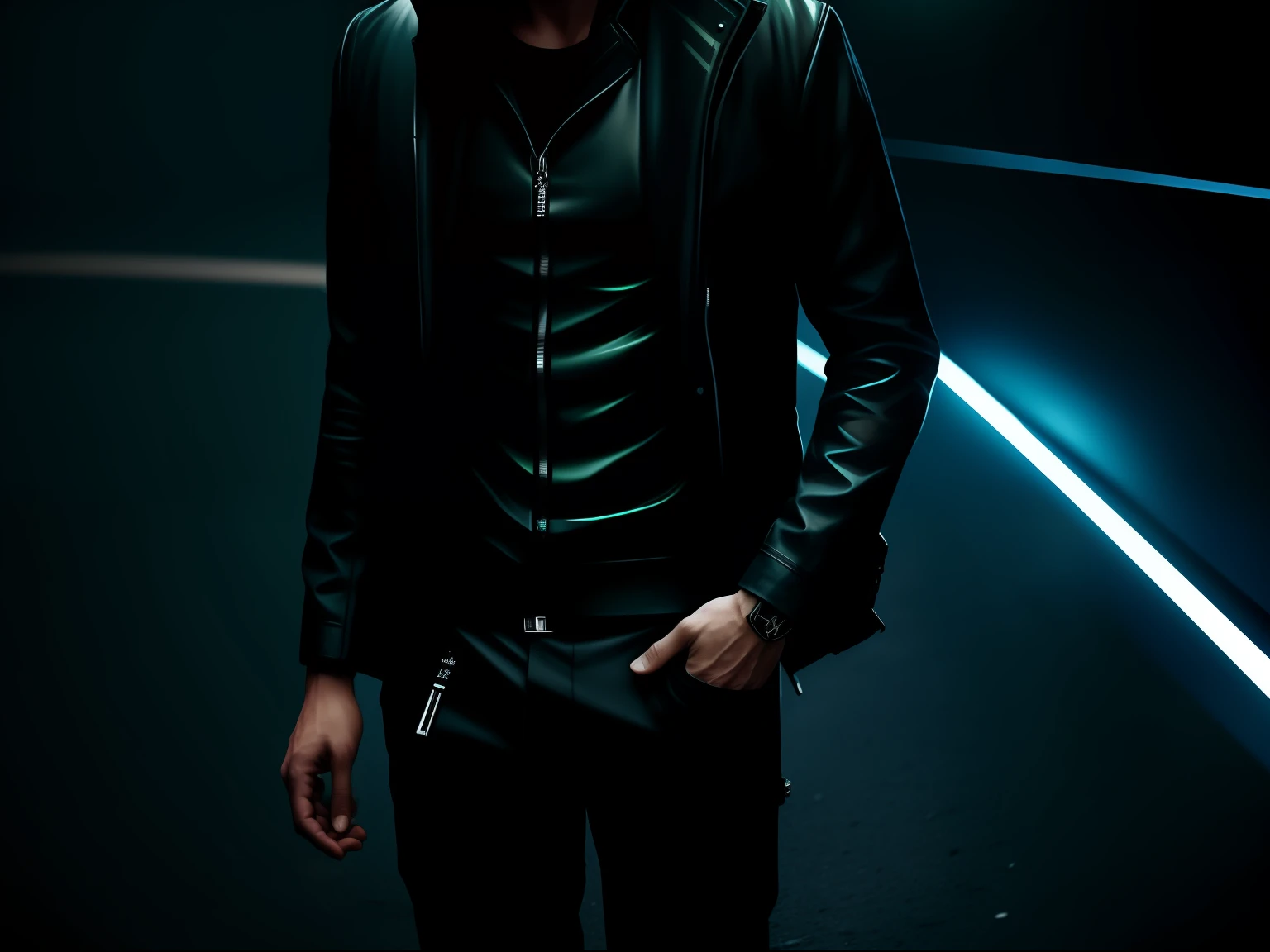 Change baground cyberpunk realistic face handsome boy night street