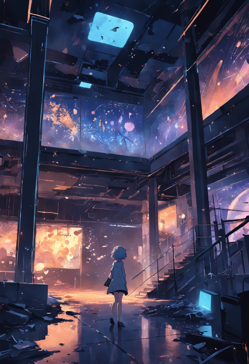 ((full of lights,Late night office),(fault,A white space,Disappeared so cleanly),(Volumes pile up,Sighed),(Past lives are not much different,Lost myths))