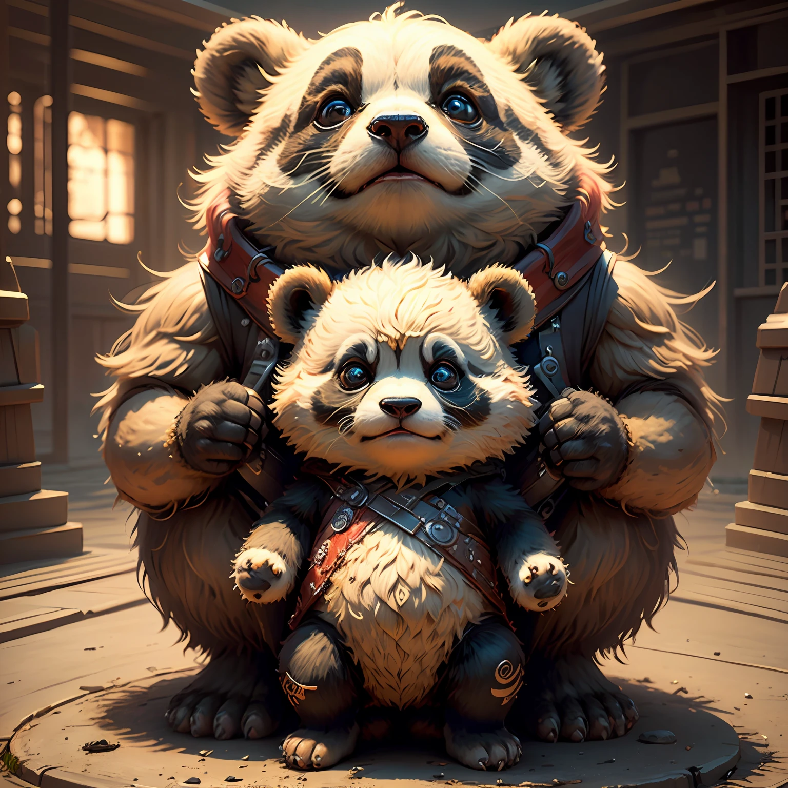 3D logo panda --auto