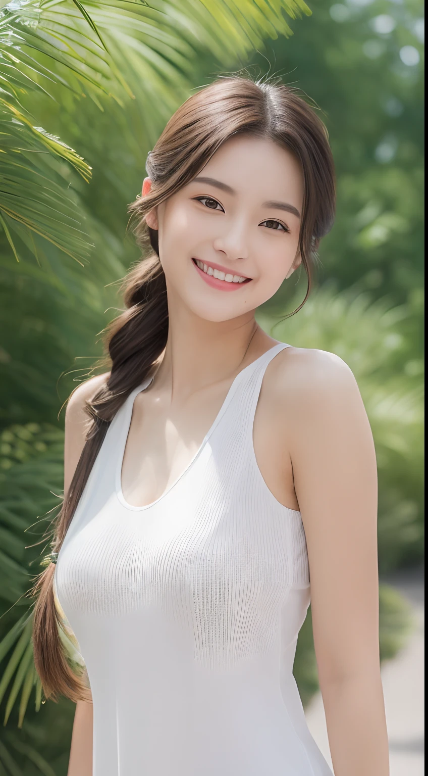 4K, LDR, best quality, masterpiece, high detail, super high resolution, fuji xt-7, film lighting, perfect light, studio lighting, (fujifilm color:1.2) portrait, wide viewing angle, professional, (photography: 1.2), (dynamic pose: 1.1), (full body potrait), looking at the audience, 1 girl, solo, smile open seductively, pale face, clear facial details, (detailed face:1.3), medium breasts, wide buttocks, classic wavy medium white hair, (FSB:1.3), (frosuke: 1.3), (white thight T-shirt), (light purple cardigan), scraf, skirt with spat, bangs, winter lake, face filled with soft light, girl's bright smile reflected in the light, 20 years old, view from below, office, polite cloth