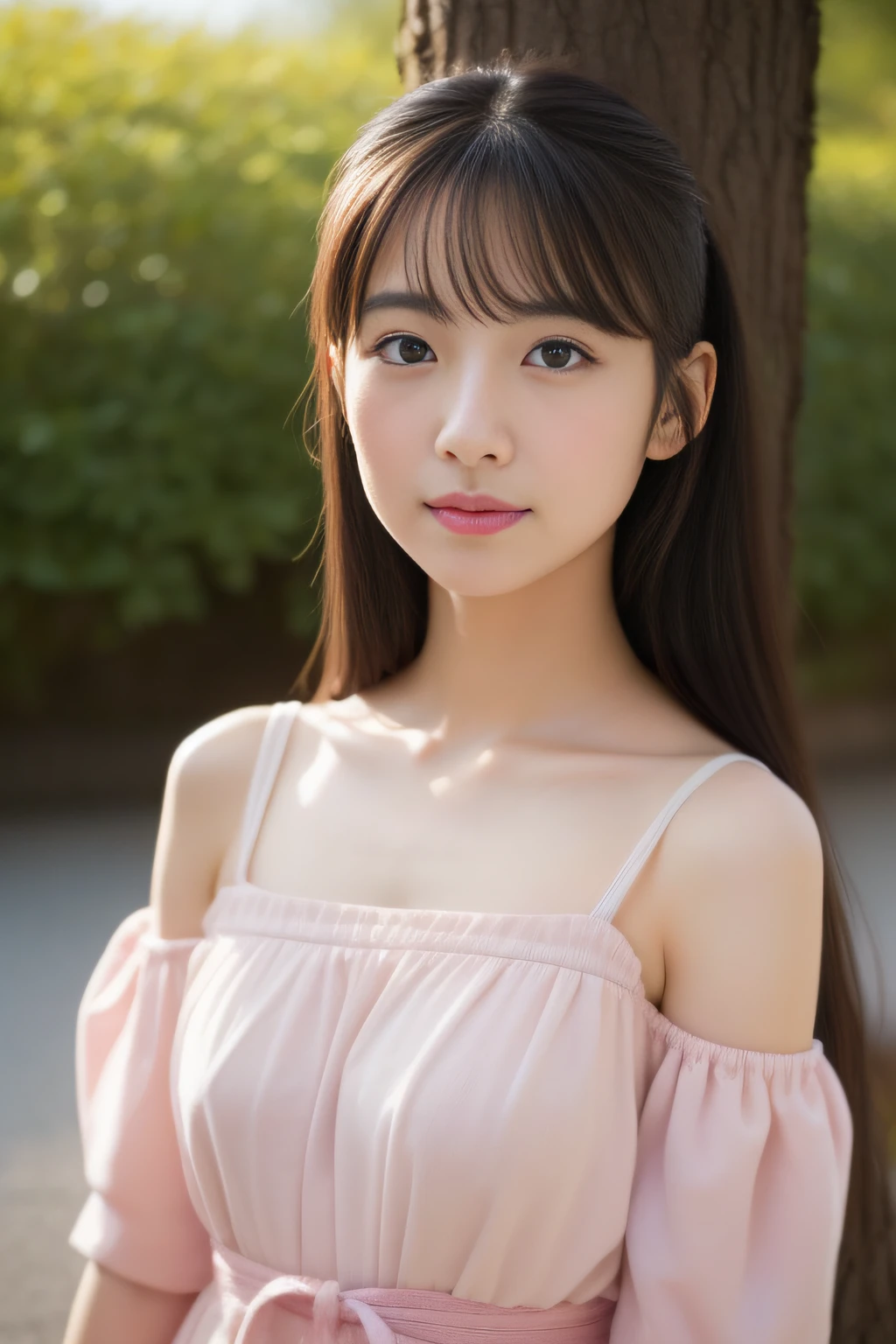 Top image quality、Top image quality、超A high resolution)、(Raw photo、Realism:1.4)、(flat-chest、small tits:1.5)、Ultra-fine and beautiful skin、 Super skinny and cute face、exceptionally detailed RAW color photo、((Cropped tank top))、((Cotton shorts))、tthin eyebrows、(outside of house、Public Sakura Park)、Look at viewers、Sun'rays、Dynamic lighting、(Elegant and beautiful face)、 (Detail skin)、(high detailing、Hyper-detailing、Convoluted)、(bloom:0.4)、softlighting、(Side lighting:0.8)、shadow casting、lightsmile、Shallow depth of field、Particle effect、Ray traching、Leica 10772 M-P、85mm Macro Lens、F/8 Aperture、Shot with film stills