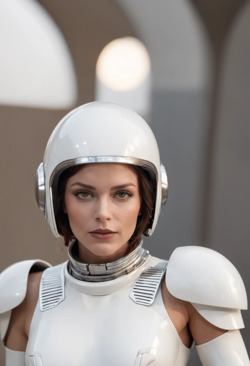 (((Buck Rogers 1979 series ‧ Science fiction))), Personagem Buck Rogers, White clothing with space character, Vogue Italy, Futuristic, Editorial de Moda, shot on Hasselblad H4D 200MS Digital Camera, (((ultra realistic))), (((super detalhado))), foto natural, filmed on a professional camera, Corte nos EUA, HDR, 8k