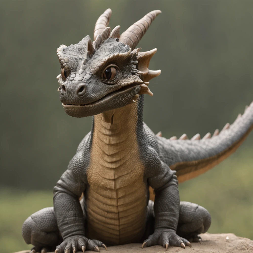 (Probably a rough translation): "adolable" Whole body dragon