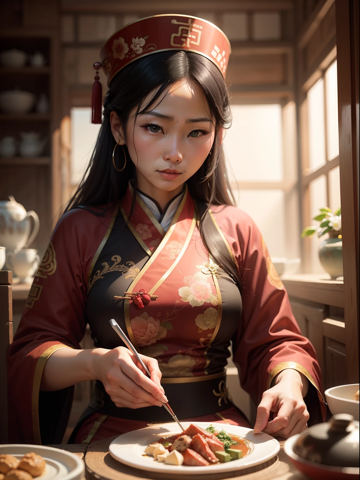 woman, China, ancient, traditional