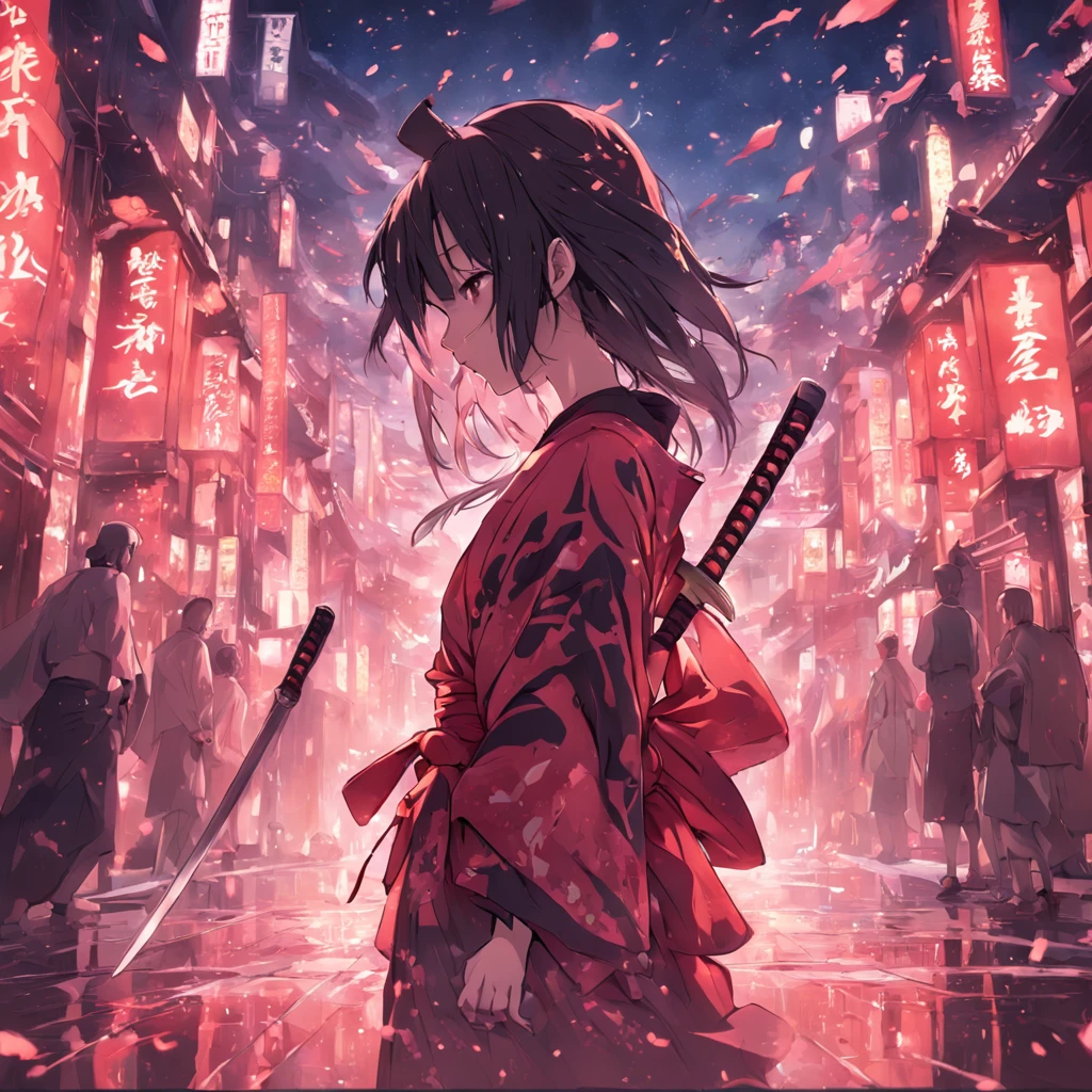 katana swords,samurai clothing,National style,the street