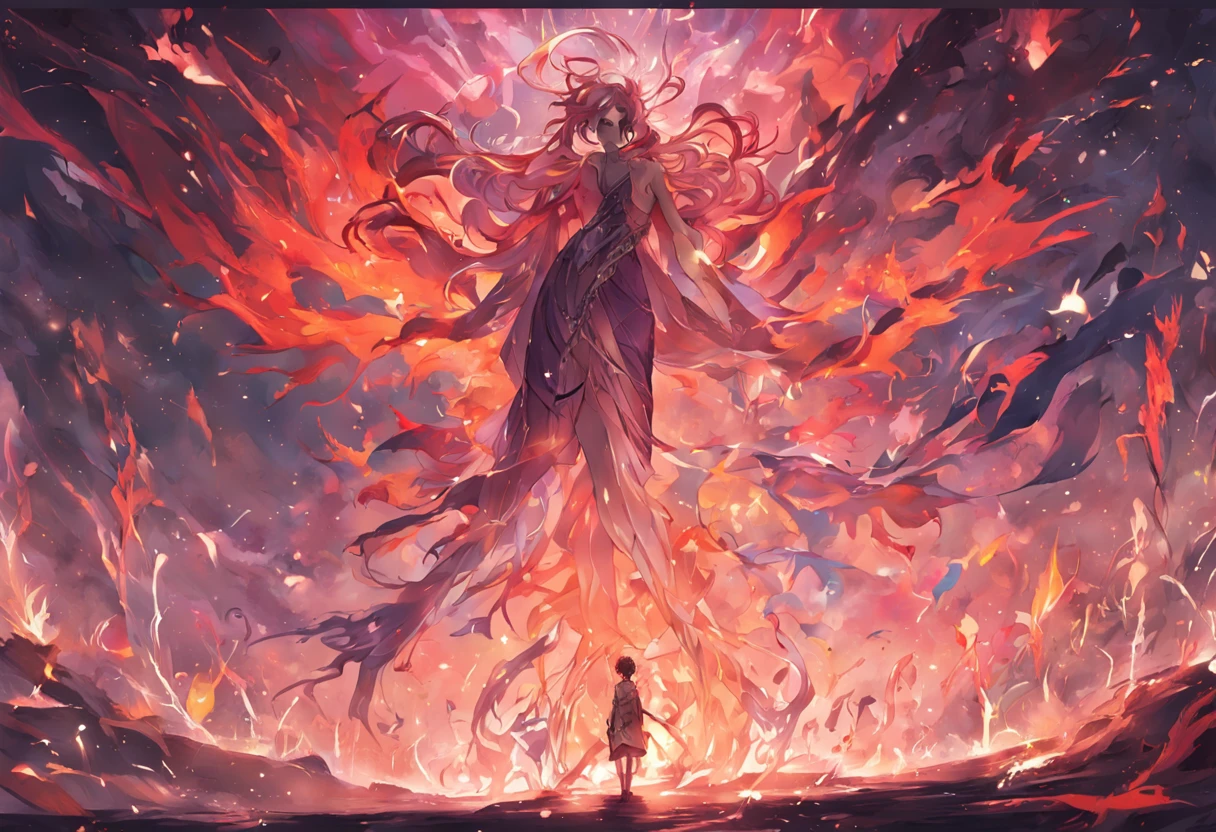 k hd，mythical character，Hand holding a scepter，splendor，Supreme power，domination