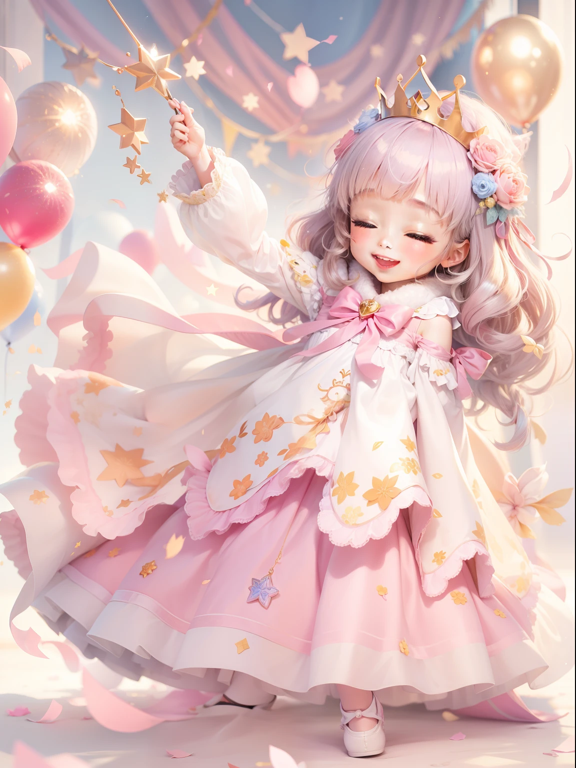 Happy Celebration、Cute Princess、A big smile、cute little