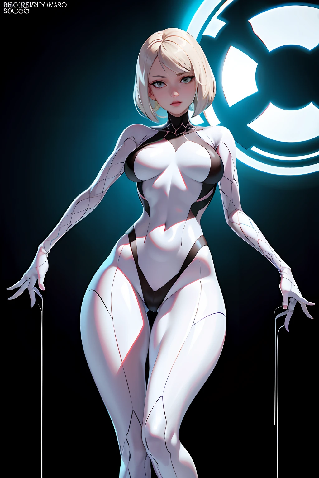 Gwen Aranha, organic-looking clothing ( degree of transparency) organic clothing Venom Symbiote, belas artes, PS5 cinematic screenshot, Highly detailed cinematic rendering, raytricing ultra fotorrealista | | | | |, with cinematic lighting, (peitos pontudo natural:1.2), quadris largos anatomia correta.