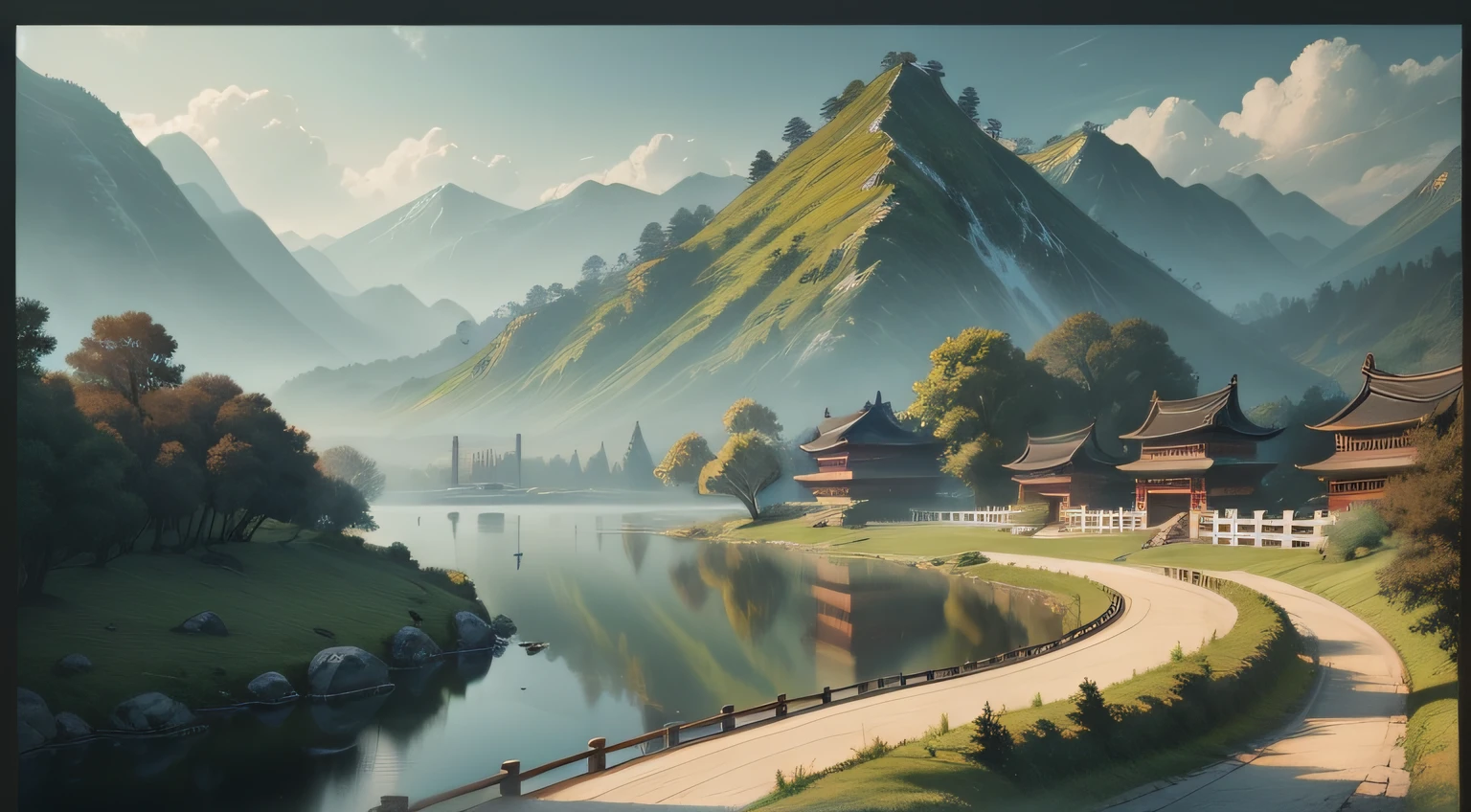 Landscape Chinese painting HD