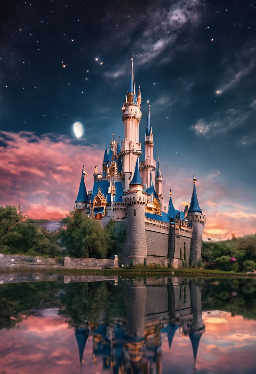 Woman in front of a castle in Disney World's Magic Kingdom, with a blue sky in the background, castle in the background, with a castle in the background, castle in the background, magical kingdom, (castle in the background), the background is the Disneyland castle , Disney world, standing near a castle, Walt Disney World.
A beautiful woman, with white skin and dark brown hair. She is about 45 years old, 165 cm tall and weighs 56 kg. She had modeled legs, perfect legs, toned legs, perfect mouth, medium breasts, perfect face. Her body exudes glamor and her face is a definition of beauty. Slender body, thin waist. Highly realistic, hyperrealism, very elaborate skin. Clear photo, high resolution, high quality, masterpiece, 16K photo, high contrast, masterpiece, NUDE, NUDITY, NFSW.