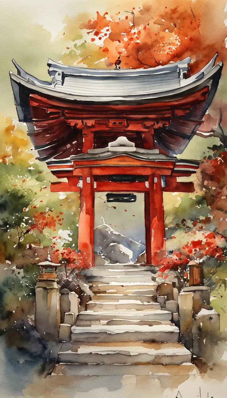 A Japanese shrine