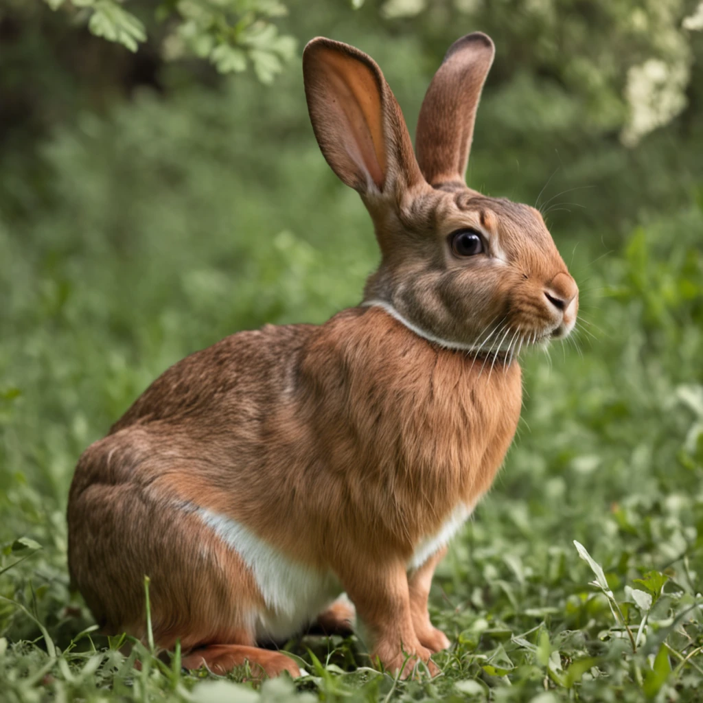 tmasterpiece，best qualityer，cinematic Film still from，1 rabbit，Close-up，natta，Rabbit looking up at the stars in the forest，Turn your back to the stars，Starry sky，spark of light