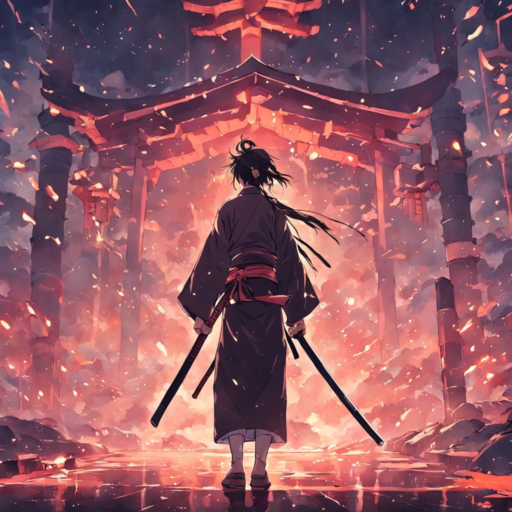 katana swords,samurai clothing,national style,the street