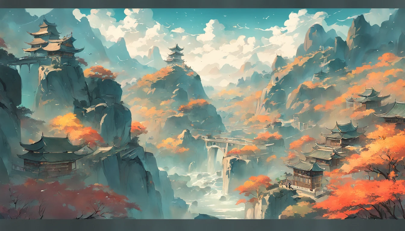 Landscape Chinese painting