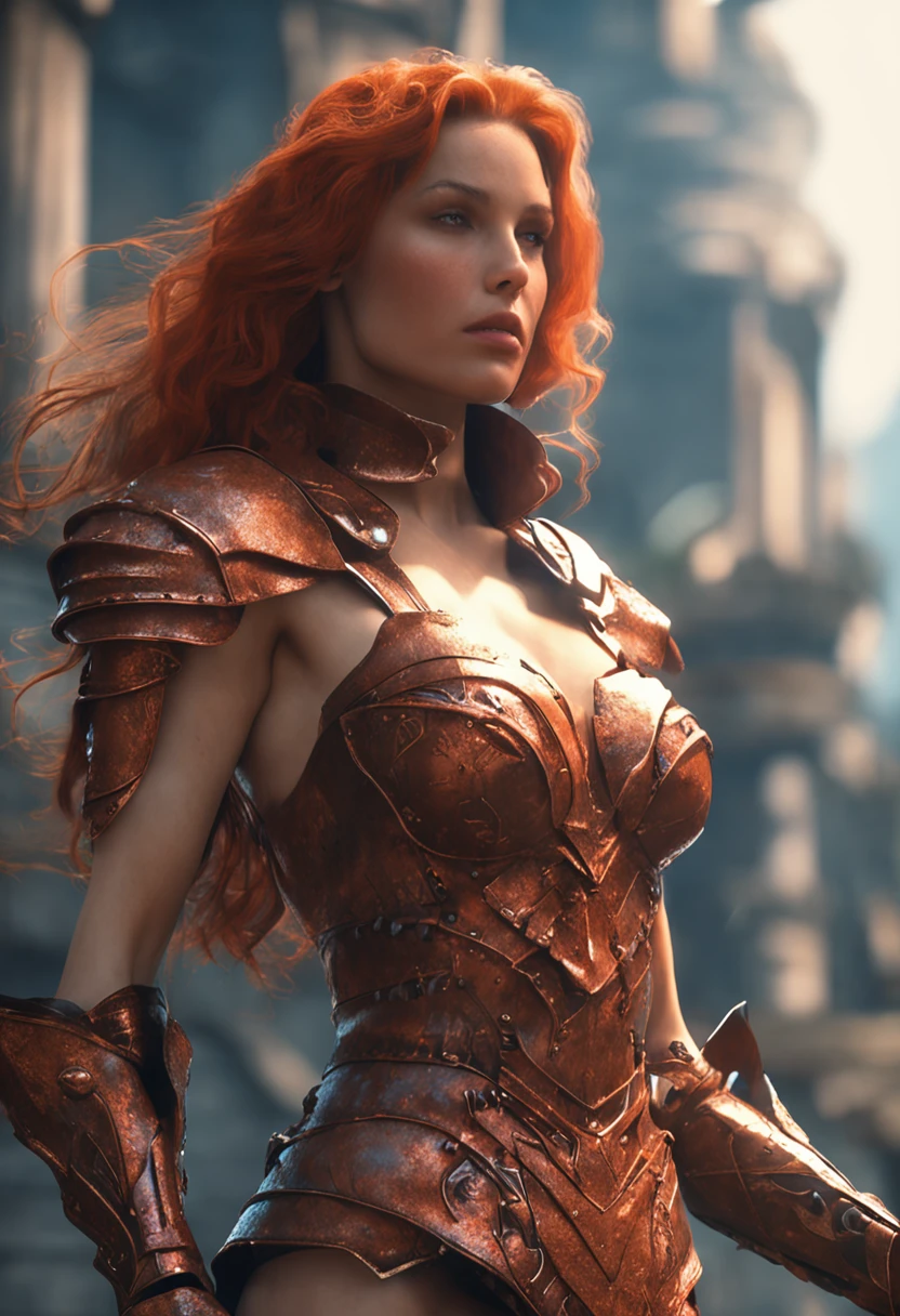 female knight, rusty armor, undressing pose, movie quality, masterpieces, perfect body shape, sexy aura, succubus