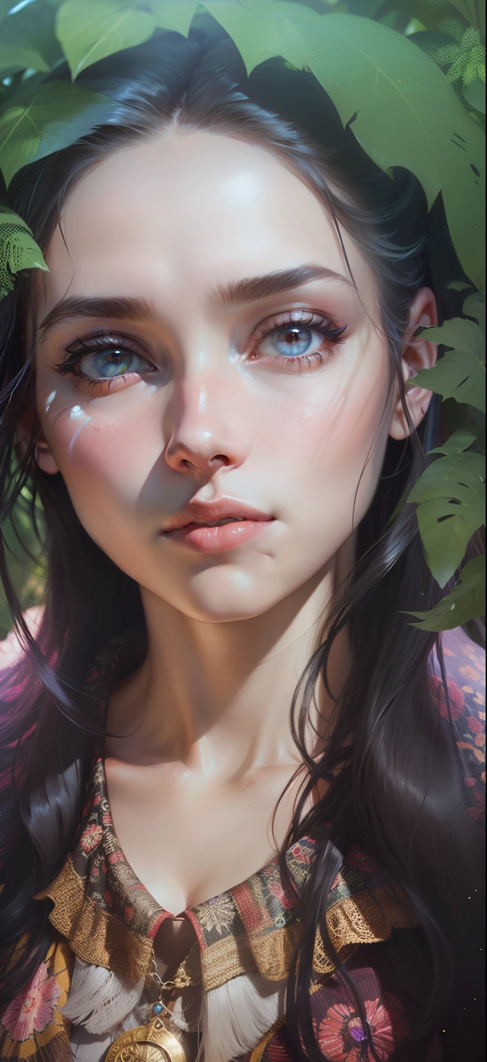 Hyperrealist portrait of female by david hockney and alphonse mucha,fantasy art, photo realistic, dynamic lighting, artstation, poster, volumetric lighting, very detailed faces, 4 k, award winning,, 1girl, in the dark, deep shadow, low key,cowboy shot,(official clothing:1.4) ,long hair,white hair,
