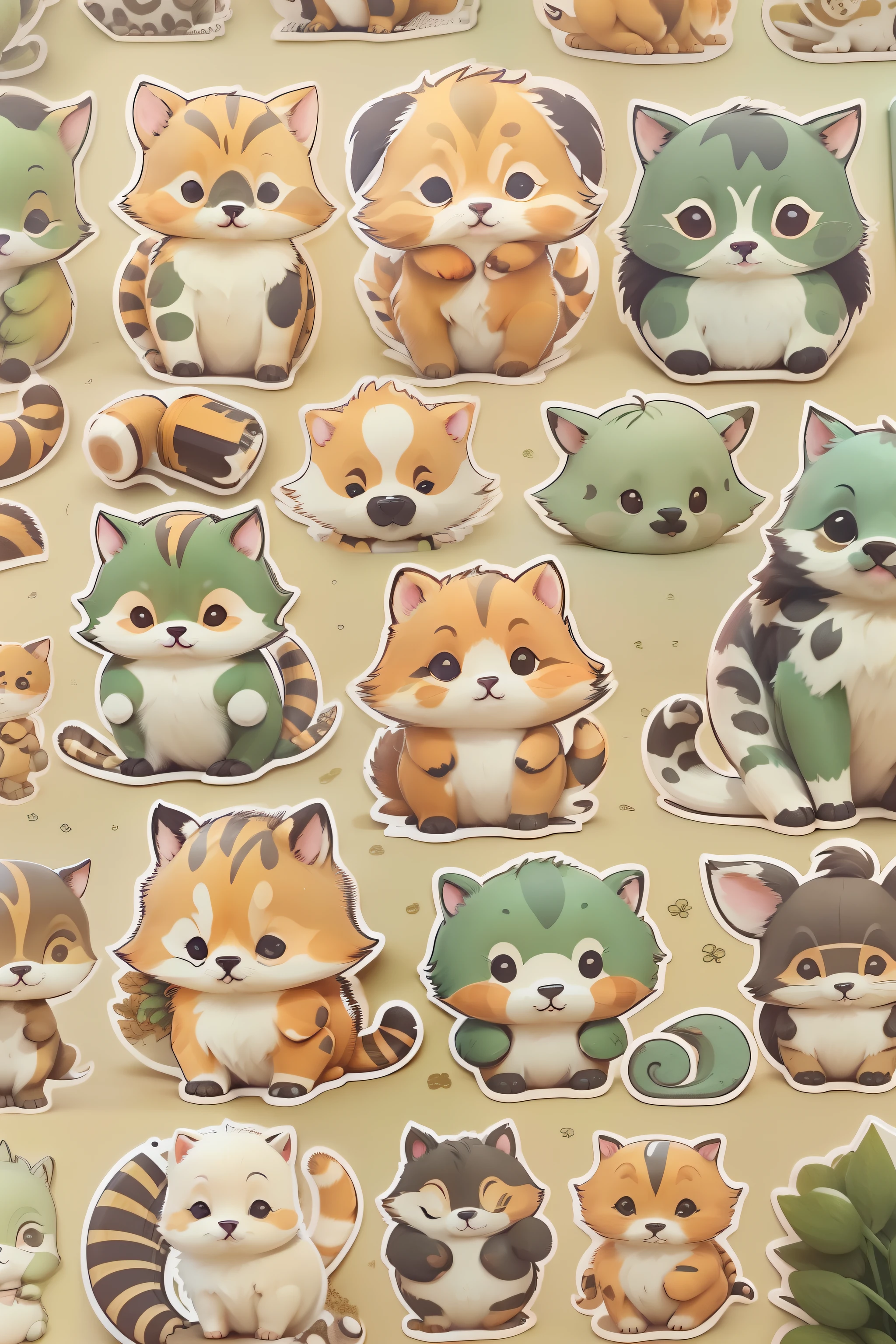 Small animals，cute animal，Printed pattern，There is a combination of Chinese and English，Animals are the main animals，the detail，2D，8K