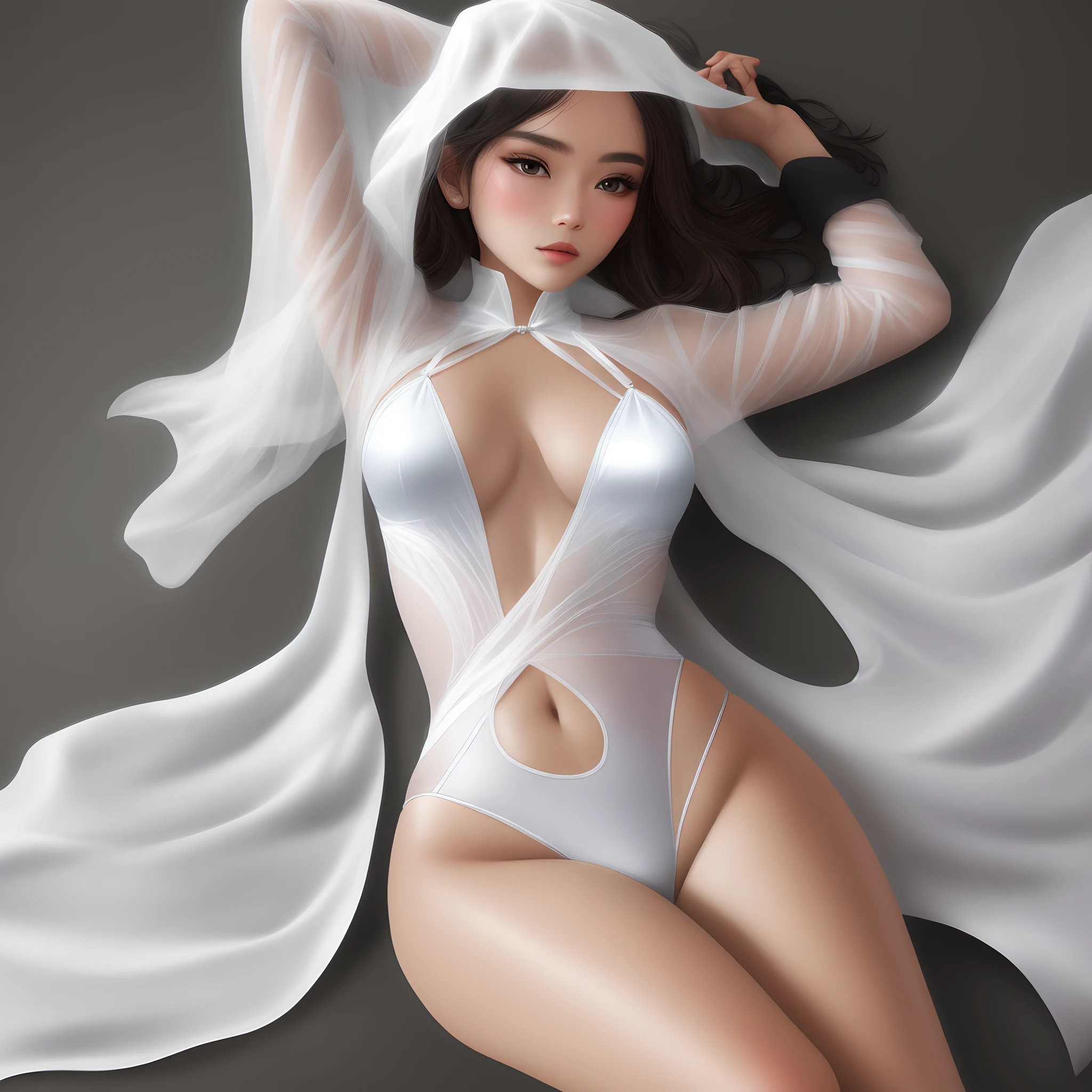 White silk