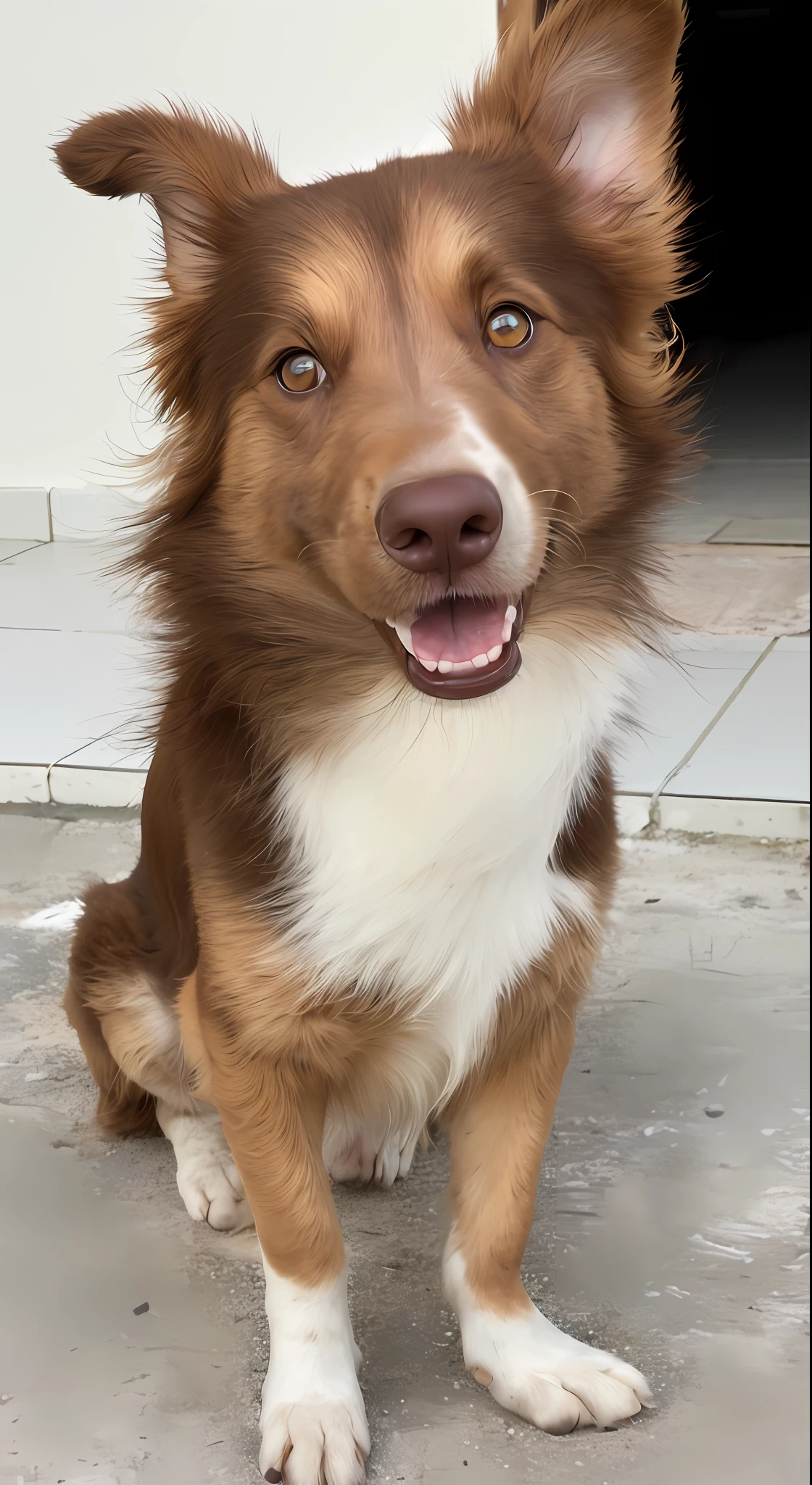 Happy Birthday to a happy furry baby, 4K HD Resolution, High quality image, award winning image, National Geographic picture with grainy background, award winning image, award winning image, hyperrealistic, high resolution, very detailed, award winning image, very detailed, HD Quality