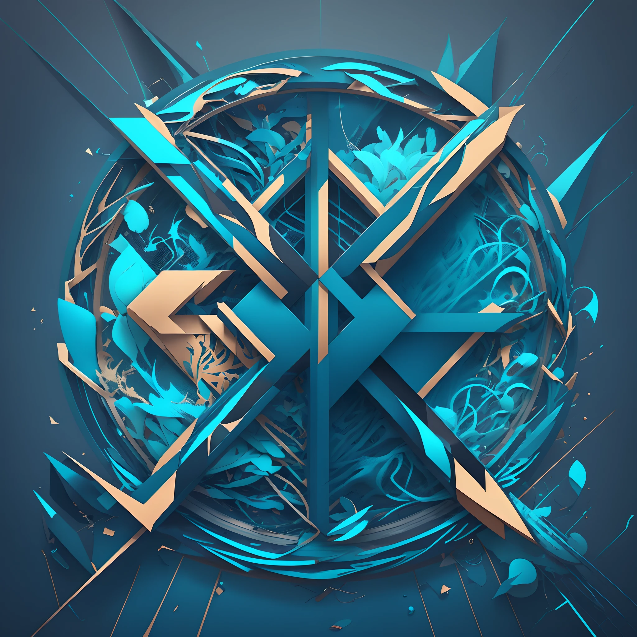 The DesignBoostr logo is a modern, abstract icon merging "D" and "B," symbolizing collaboration and creativity. The deep midnight blue and electric blue color palette evokes professionalism and innovation. Its typography is sleek, This logo captures growth and positive transformation in the graphic design world. --auto --s2