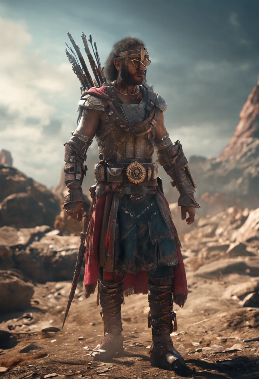 warrior, digital art, Satte Farben Ultrarealistische Texturen Dramatische Beleuchtung Unreal Engine Art Station Trends Cinestill
