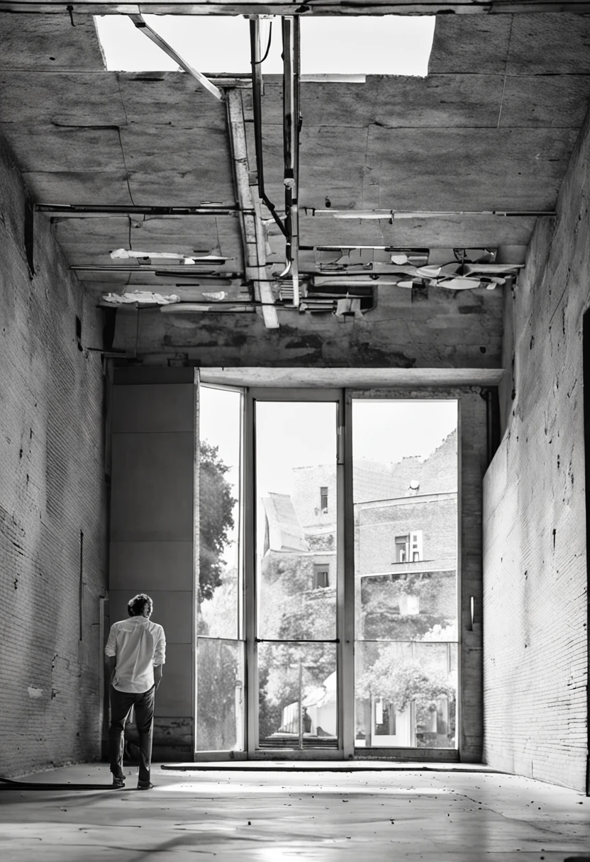 Arafed Mann in Anzug und Krawatte, der in einem Raum steht, a black-and-white photo by Thomas Häfner, Unsplash (Ungespritzt), Bauhaus, sascha schneider, sebastian ludke, markus vogt, thomas reimann, andreas m wiese, andreas marschall, Tomasz Strzalkowski, Kacper Niepokolczycki, Dominik Mayer