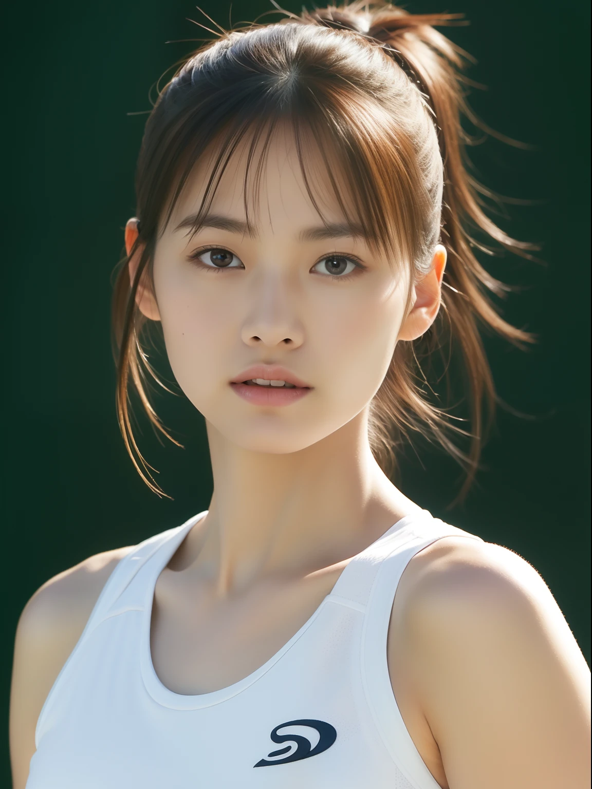 japanese lady ,tennis wear on tennis coat,enter the whole body,RAW photo,best quality,realistic, photo-realistic, best quality ,masterpiece,an extremely delicate and beautiful, extremely detailed,2k wallpaper, Amazing, finely detail, 8k wallpaper,huge filesize , ultra-detailed, highres, extremely detailed,realistic, 8K, Ultra-High Definition, highest quality, ultra high resolution, (realistic:1.4), High quality texture